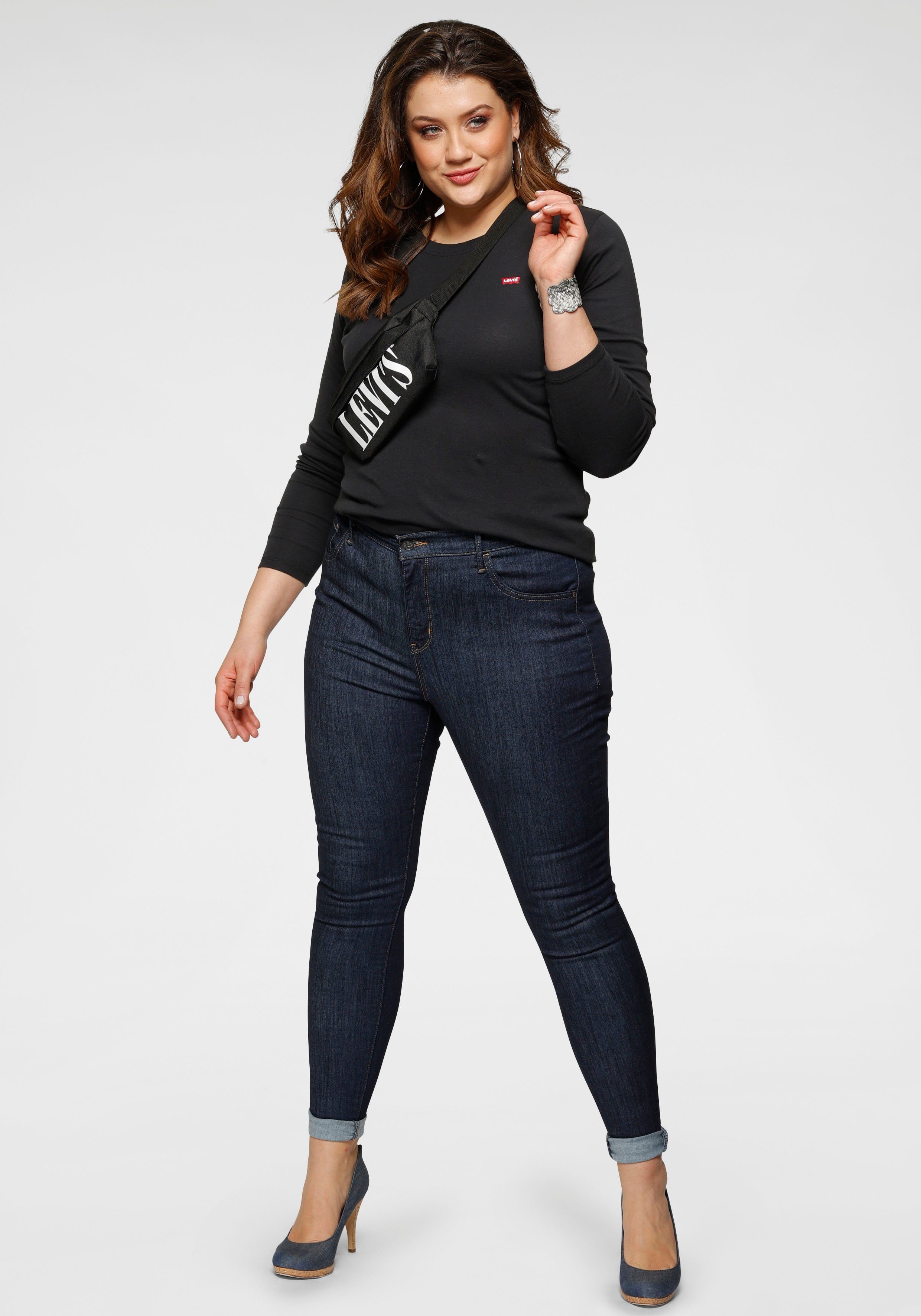 Skinny-fit-Jeans 720 High-Rise rinsed mit Leibhöhe Plus hoher Levi's®
