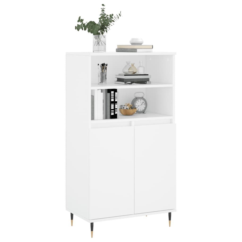vidaXL Highboard Highboard Weiß 60x36x110 cm günstig online kaufen