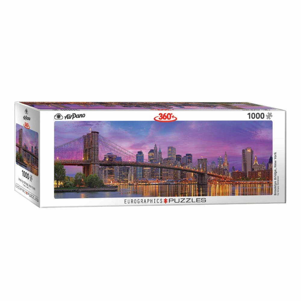 EUROGRAPHICS Puzzle Brooklyn Bridge New York, 1000 Puzzleteile | Puzzle