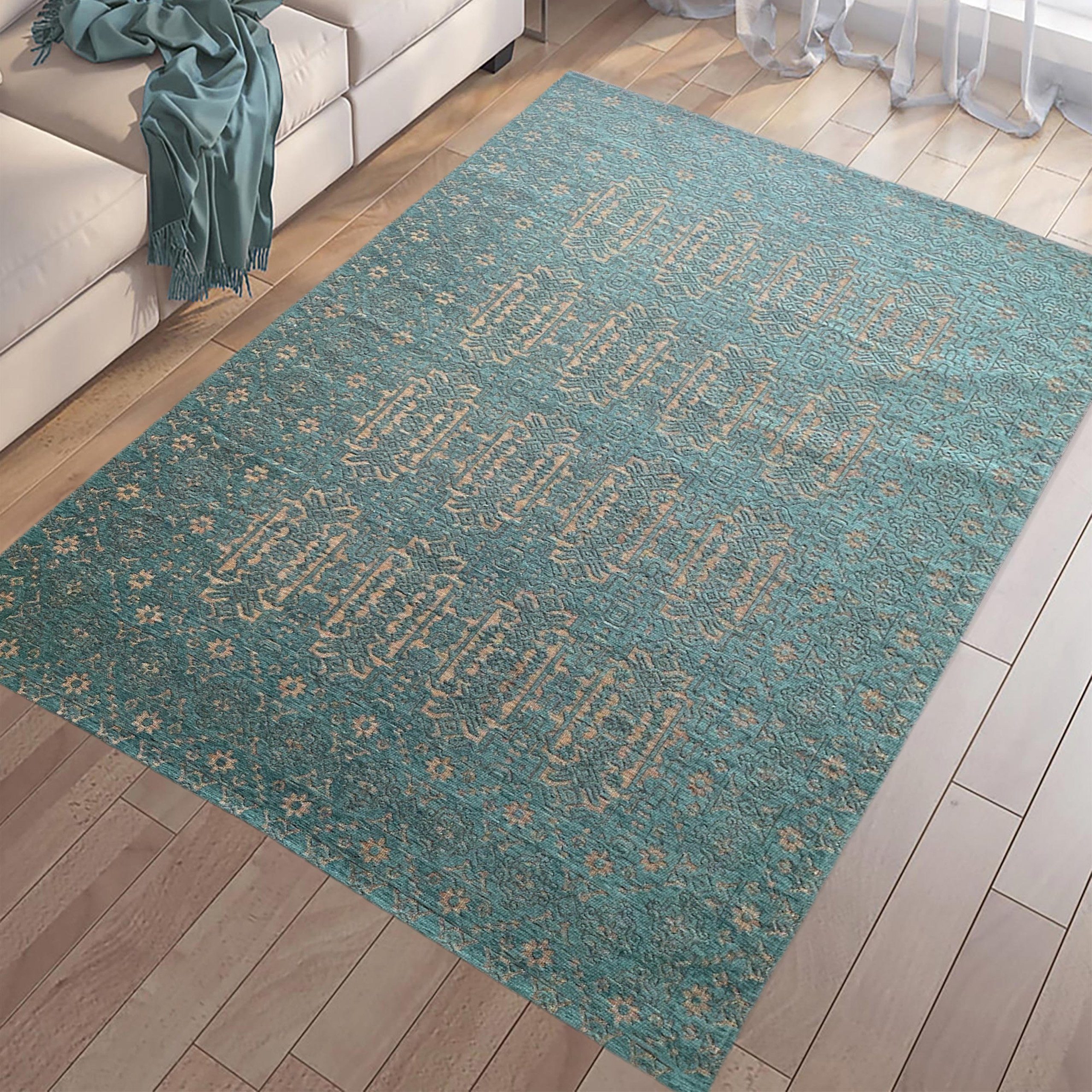 Carpetia Teppich Modernes Musterdesign, rechteckig, Höhe: 9 mm, pflegeleicht und strapazierfähig