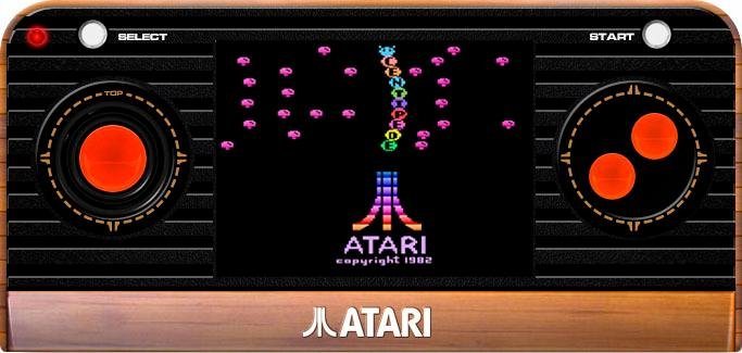 Retro Handheld + Asteroids, Adventure, Breakout, Centipede, Missile Command, Millipede, Pong, Sword Quest, … (insg. 50) vorinstalliert Konsole Retro Handheld + Asteroids, Adventure, Breakout, Centipede, Missile Command, Millipede, Pong, Sword Quest, … (insg. 50) vorinstalliert Konsole