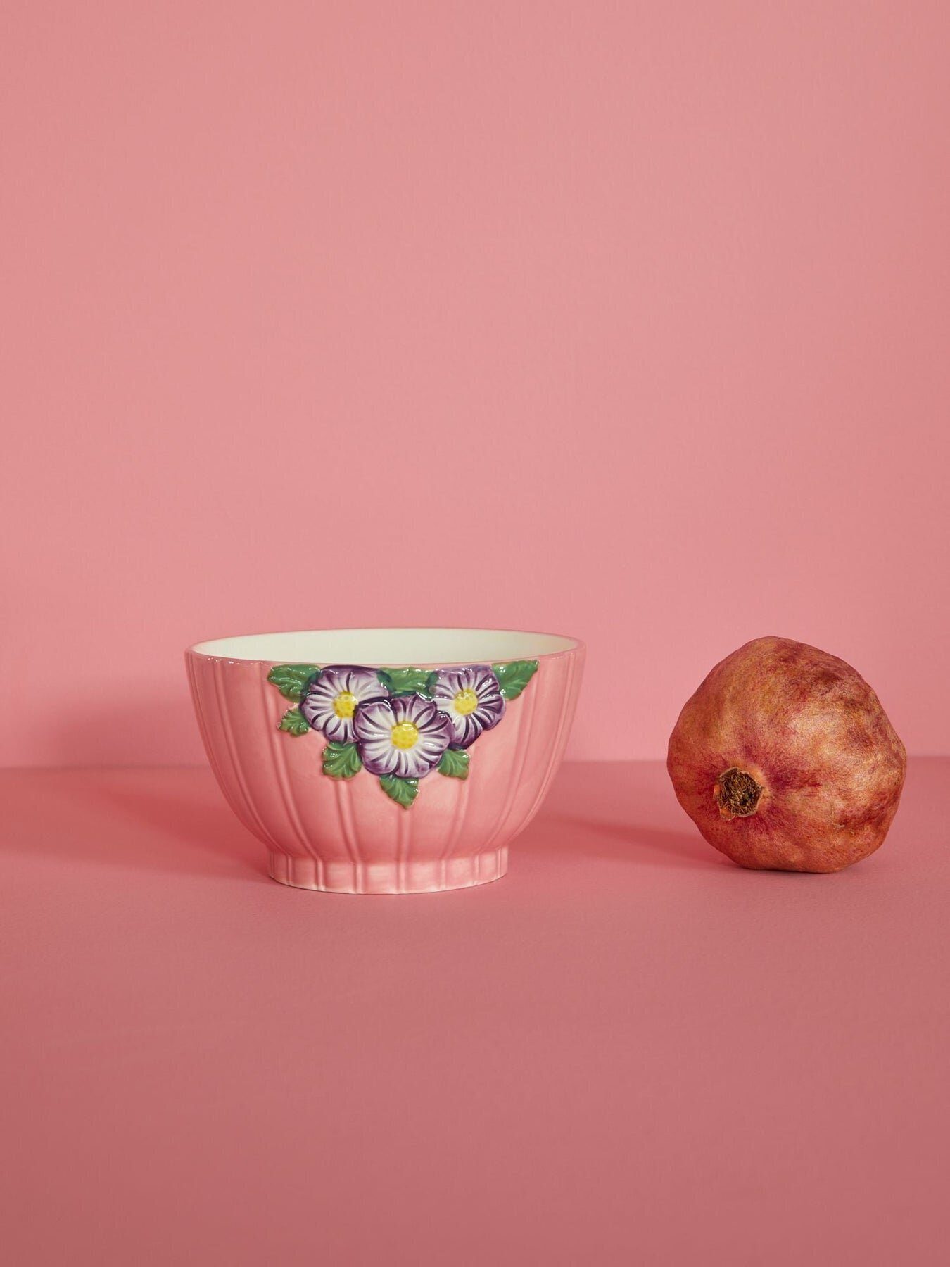 rice Schüssel Keramik Medium, pink
