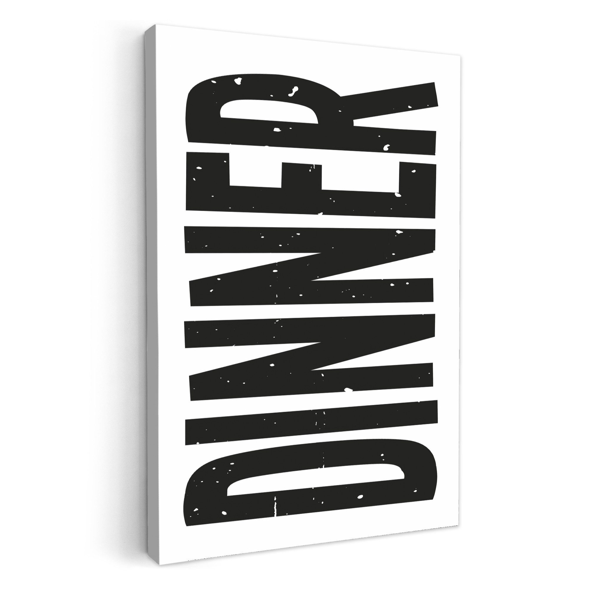 OneMillionCanvasses® Leinwandbild Schwarz - Dekoration - günstig online kaufen