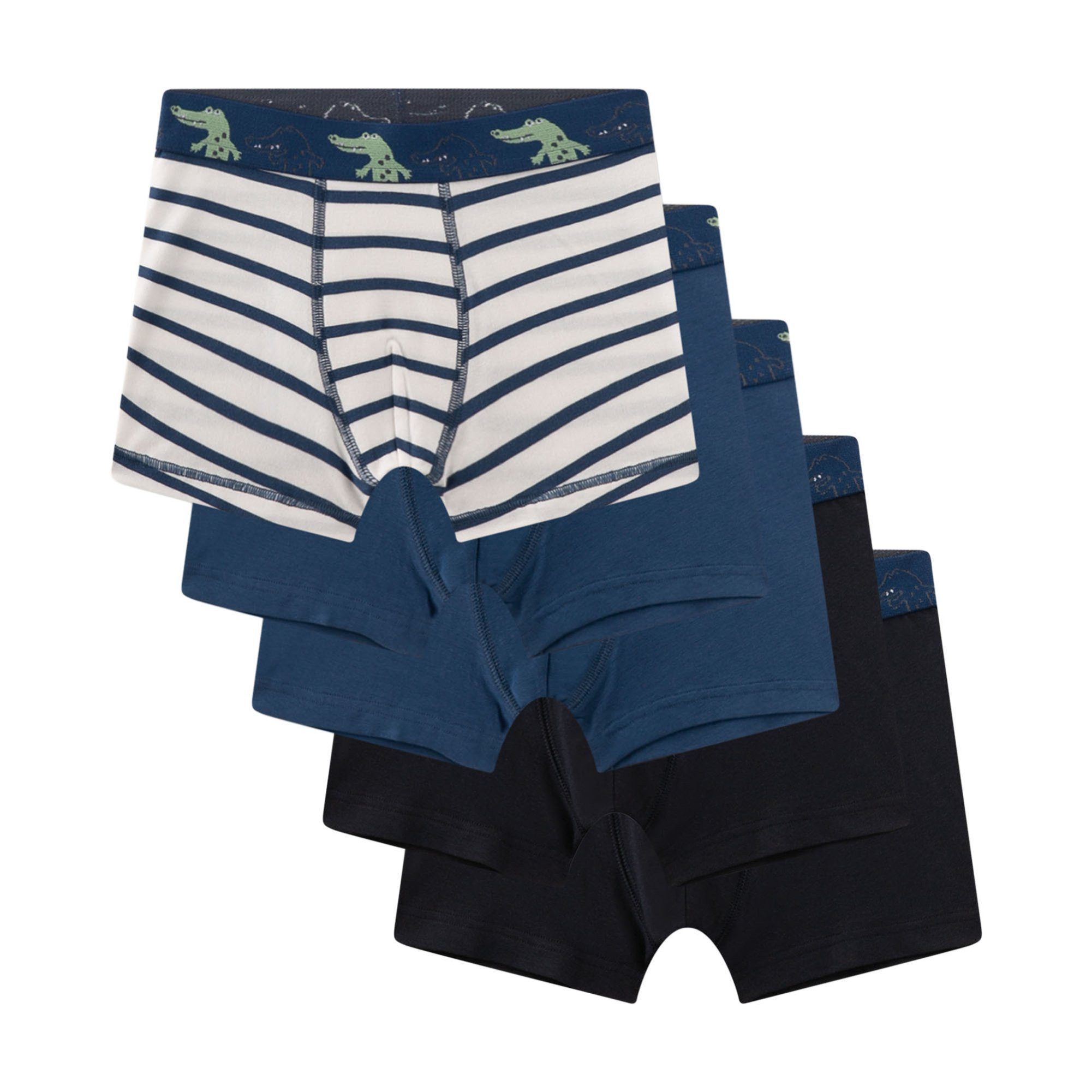 Sanetta Boxer Jungen Boxershort 5er Pack Baumwollmischung (Packung, 5er Pack)
