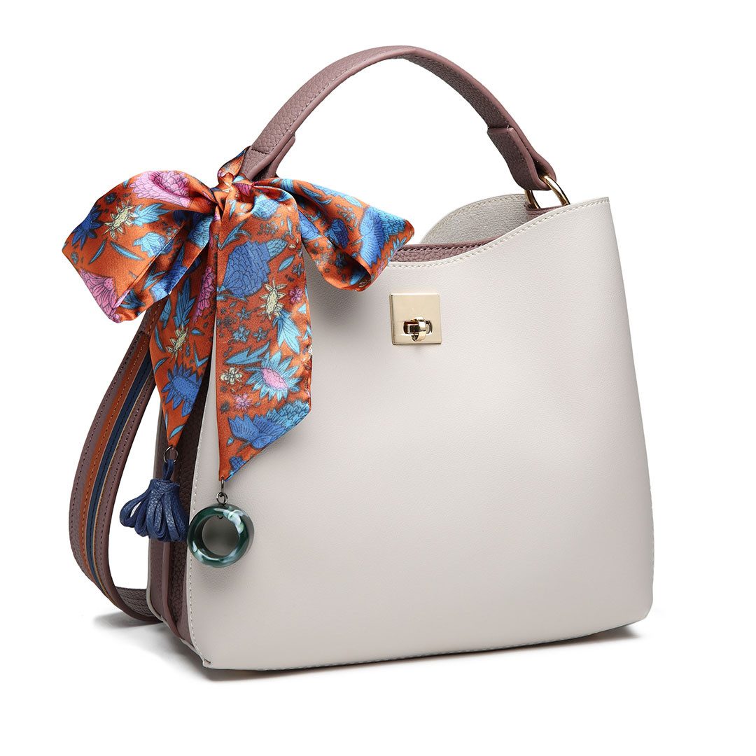 Miss Lulu Tragetasche Seidenschal-Deko-Tragetasche günstig online kaufen