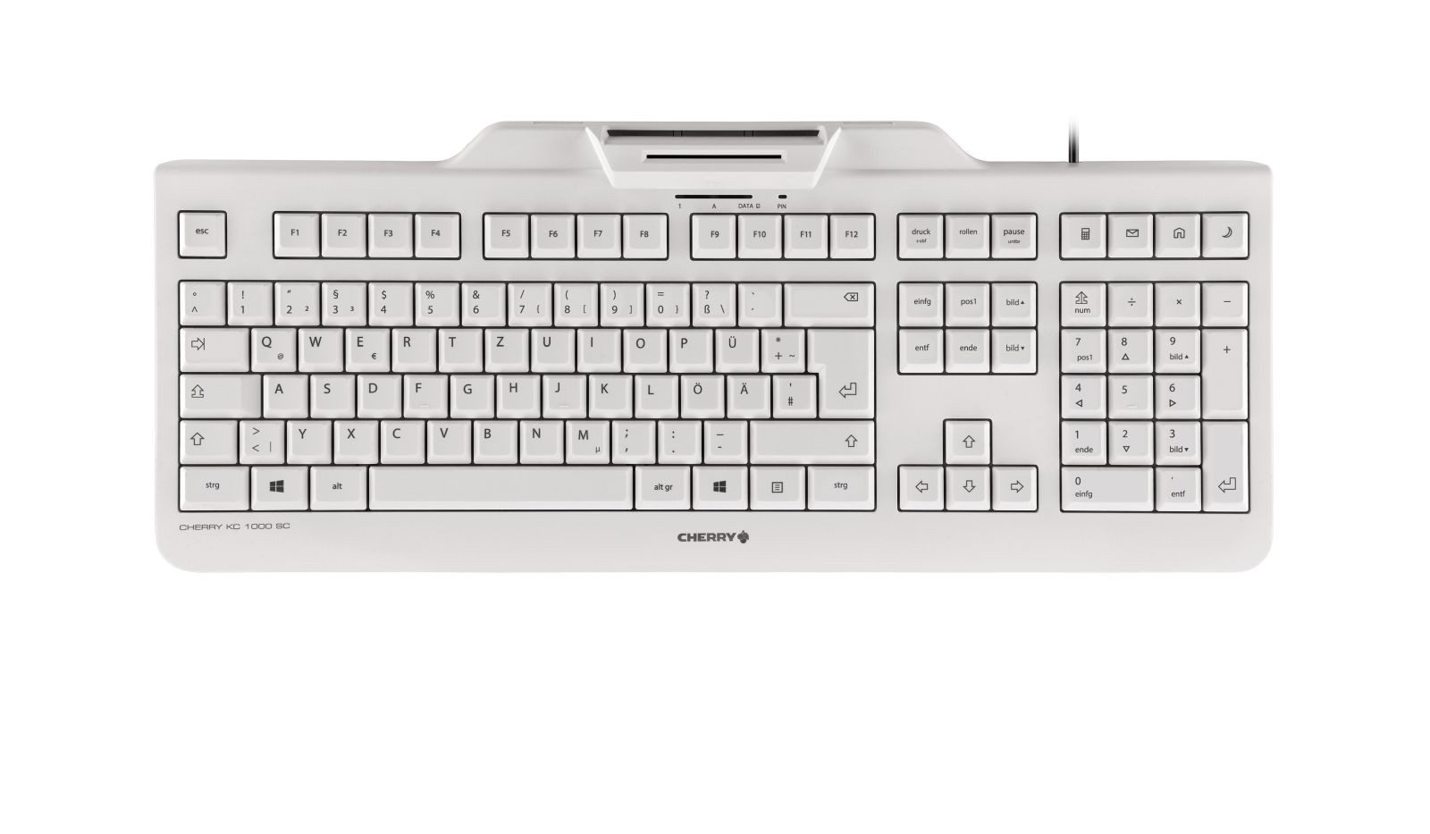 Cherry KC 1000 SC - Tastatur - USB - USA/Europa Tastatur