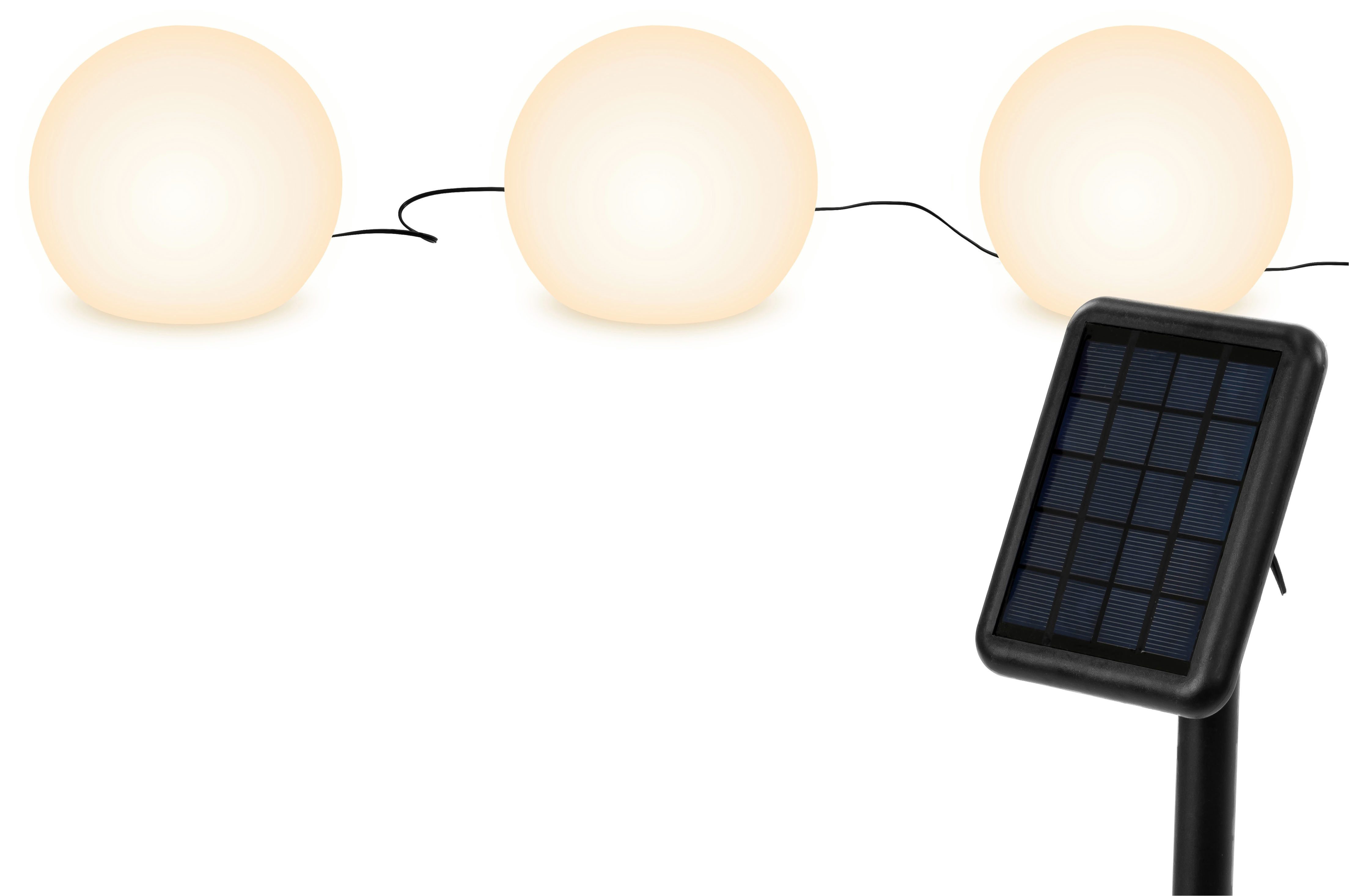 my home LED Solarleuchte Orlaith, LED-Solar Kugelleuchten, 3er Set, Tagesli günstig online kaufen