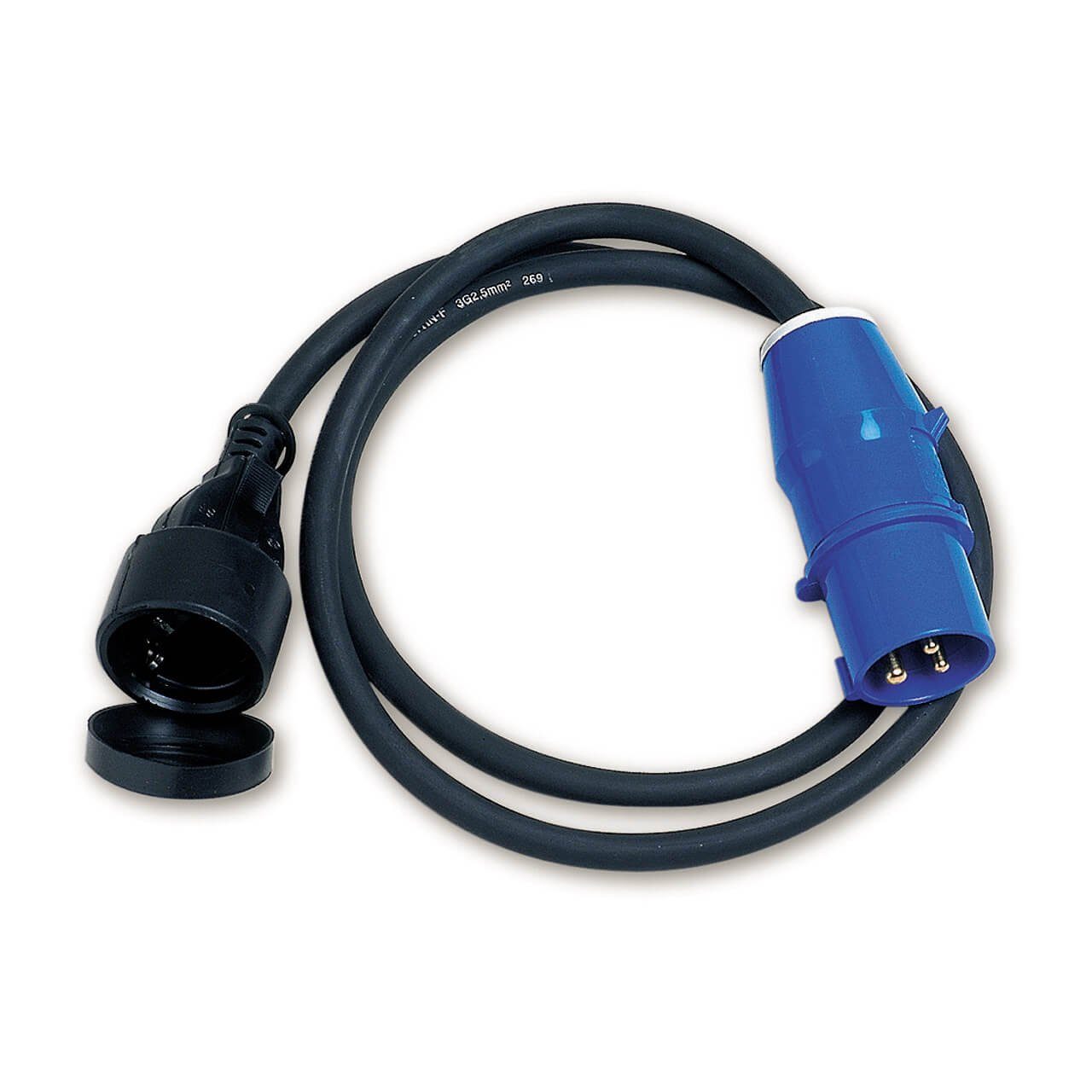 BRUNNER CEE-Adapterkabel, Adapterleitung CEE/Schuko, CE geprüft 230V-16A