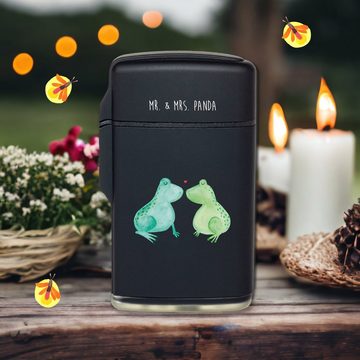 Mr. & Mrs. Panda Feuerzeug Frosch Liebe - Schwarz - Geschenk, große Liebe, verliebt, Geschenk Fr (1-St), Luxuriöses Feeling