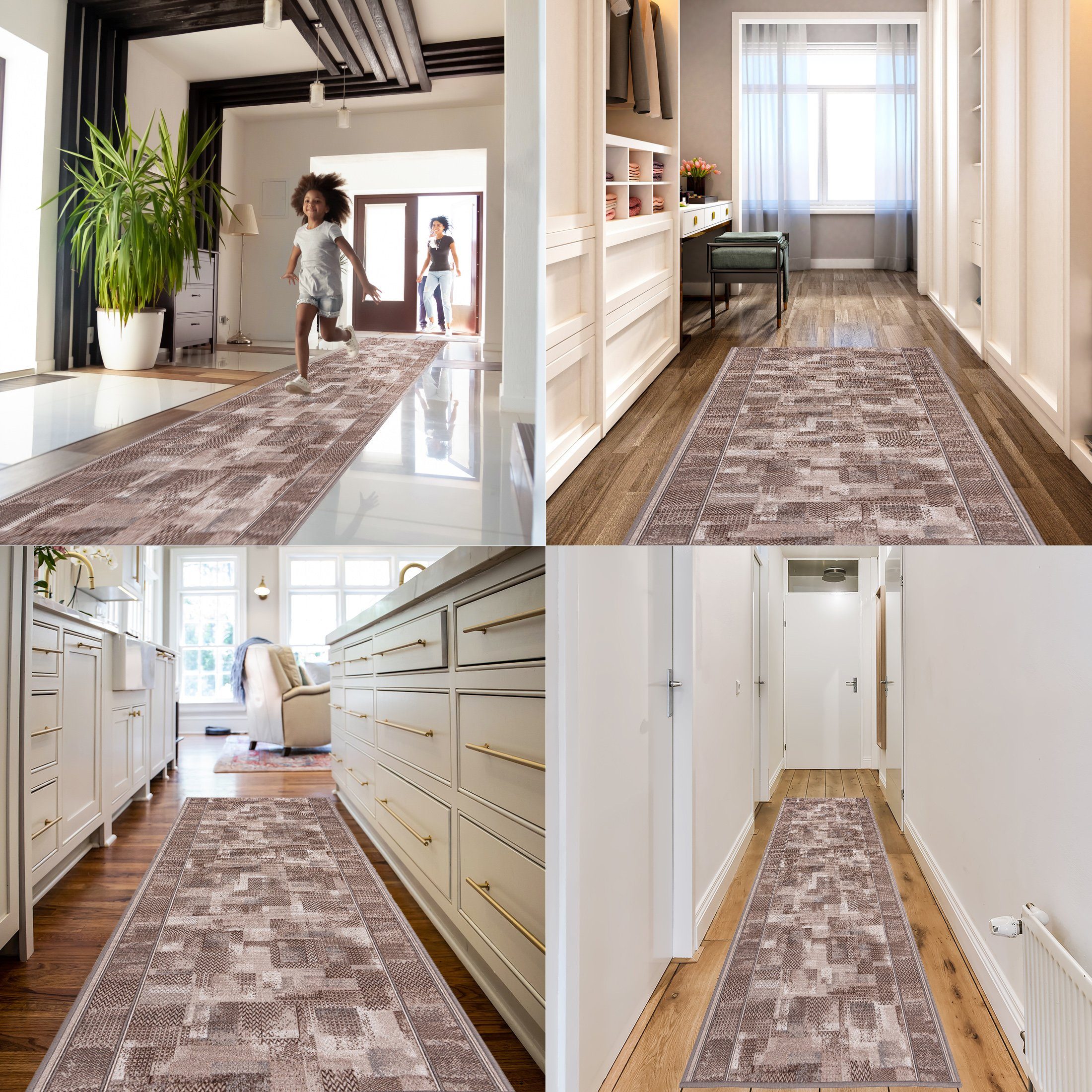 Mazovia Läufer Läufer Teppichläufer Brücke - Vorzimmer Küche - Beige, 67 x günstig online kaufen