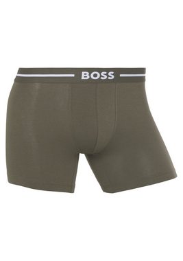 BOSS Boxershorts Br 3P Bold (Packung, 3er) mit Logoschriftzug am Bund