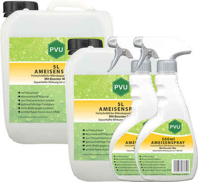 PVU Insektenspray Ameisen Bekämpfung mit Fortschrittlicher Mikrokapsel-Technologie, 11 l, Booster Mix, unmittelbarer Knock-down Effekt