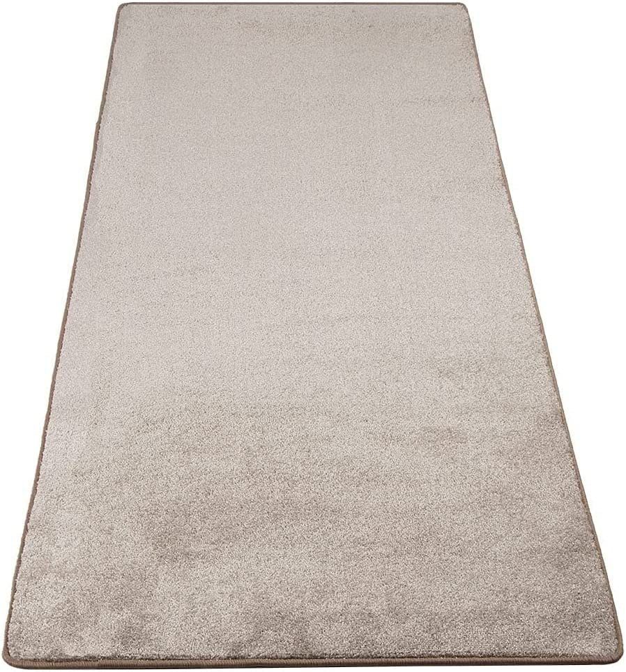 Floordirekt Hochflor-Bettumrandung Sundae, 6 Farben & 3 Größen, Teppichläufer, ideal im Schlafzimmer, Höhe 13.5 mm, (3-tlg), Velours