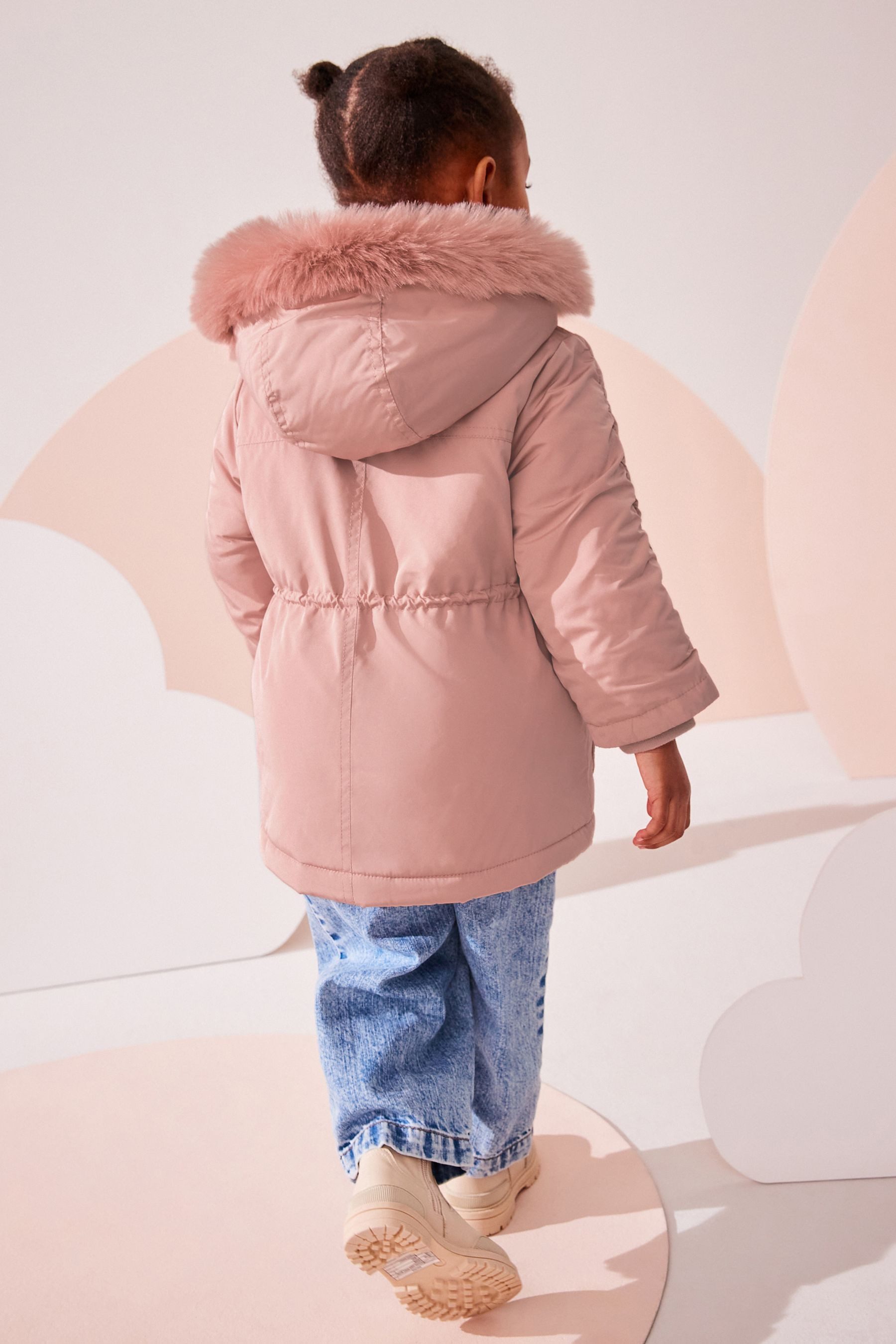 Next Parka Wasserabweisender Parkamantel mit Rüschentasche günstig online kaufen