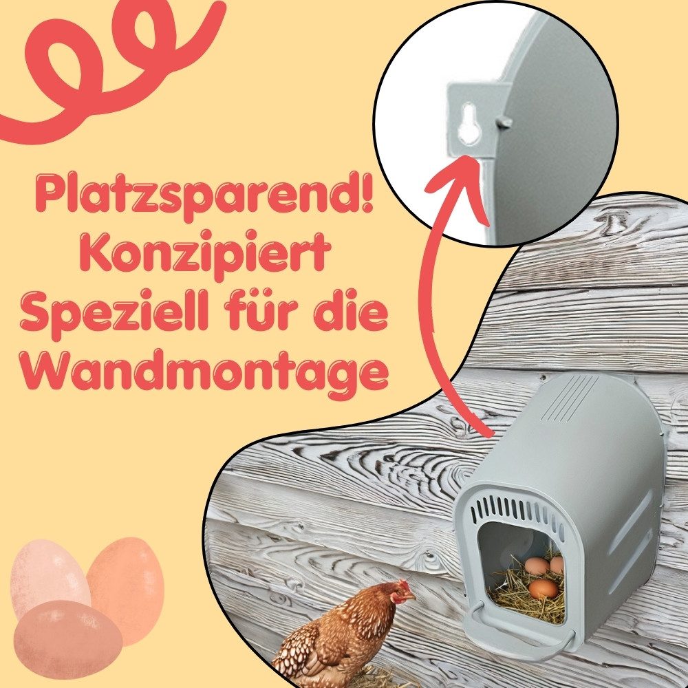 GarPet Hühnerstall 2er Set Legenester für Hühner Legenest Hühnernest Nest Wandmontage