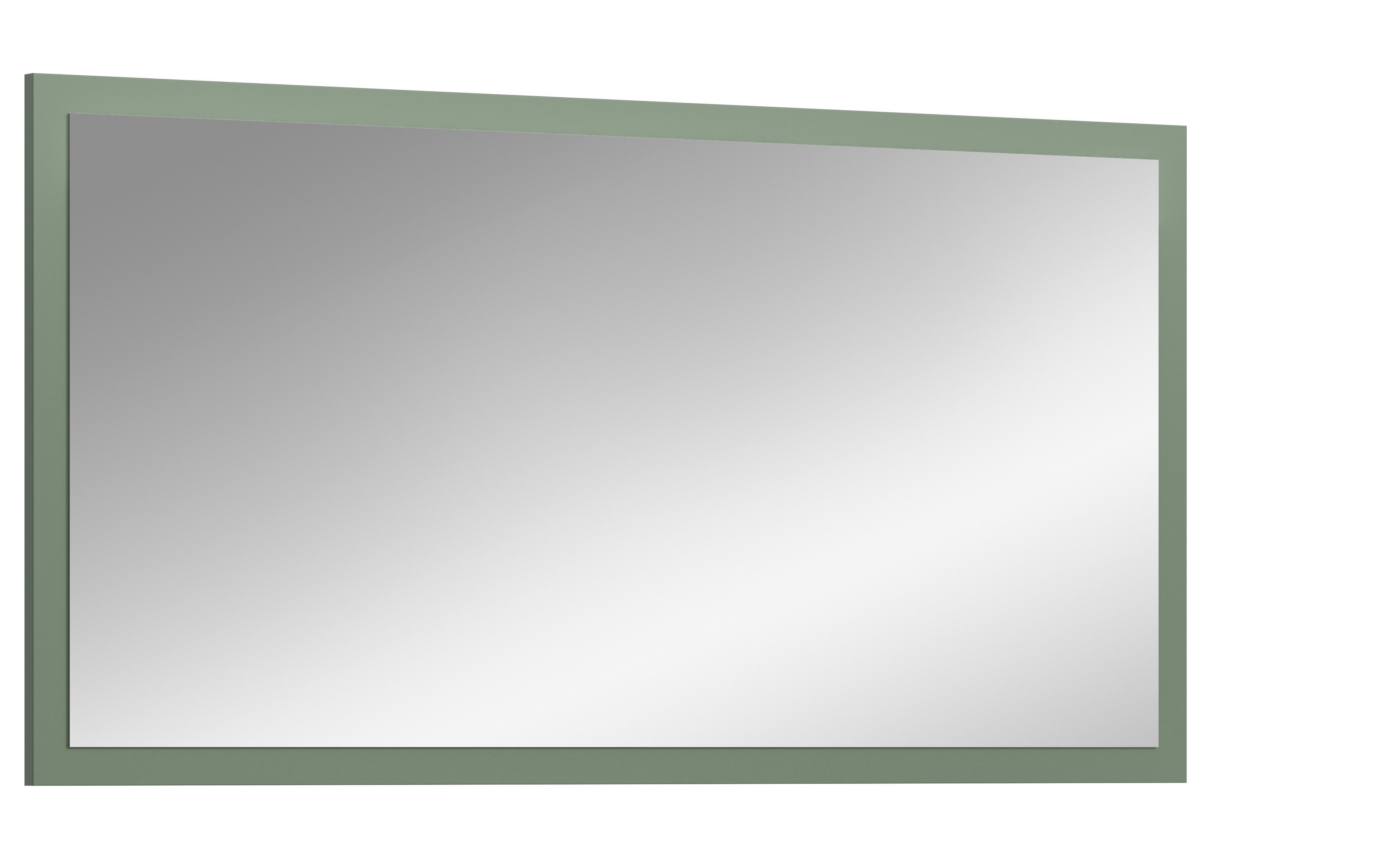 furnling Garderobenspiegel Stalon, großzügige Spiegelfläche mit Rahmen in Smoke Green, Breite 106 cm