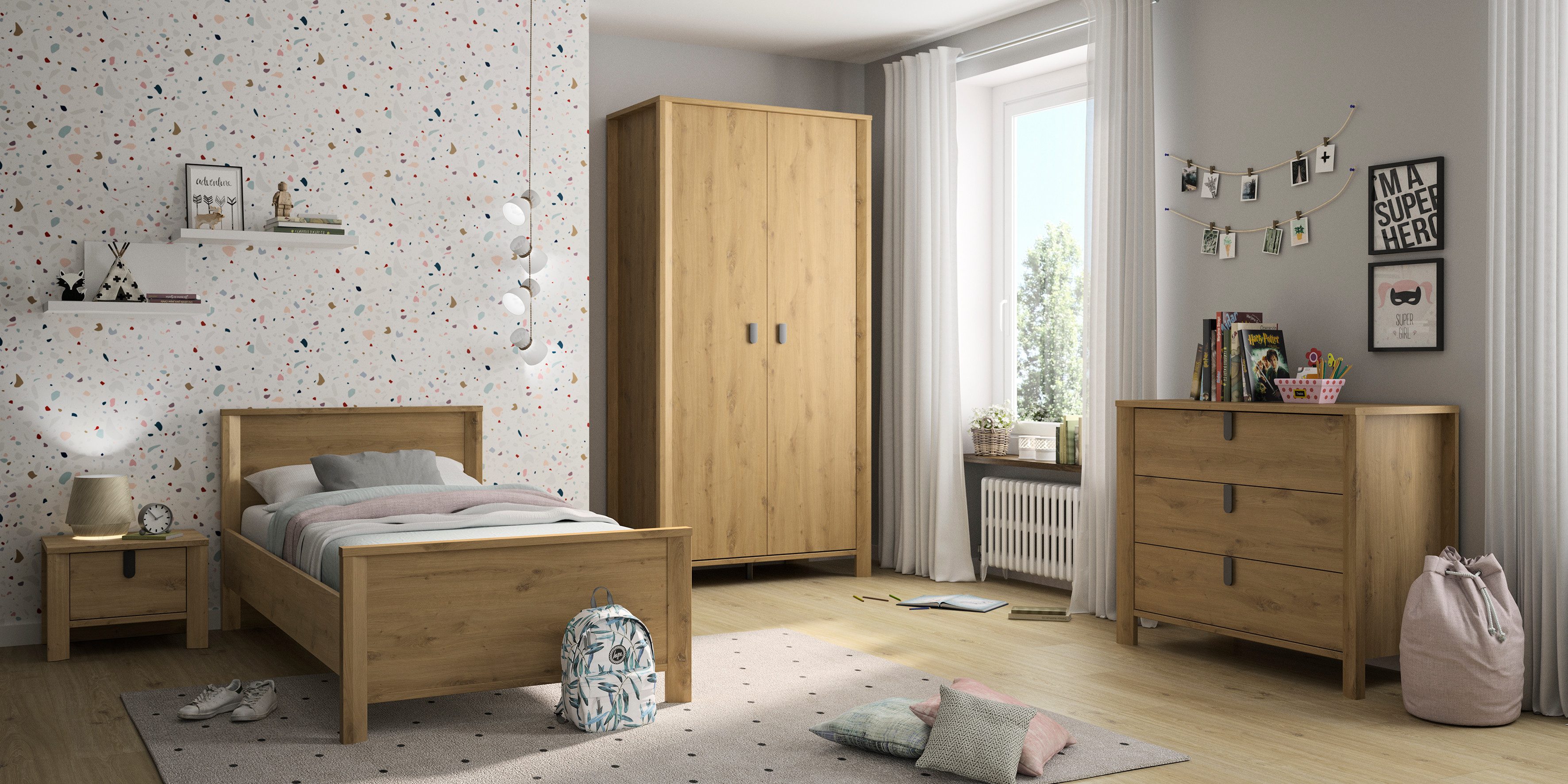 Gami Schlafzimmer-Set, (4-tlg)