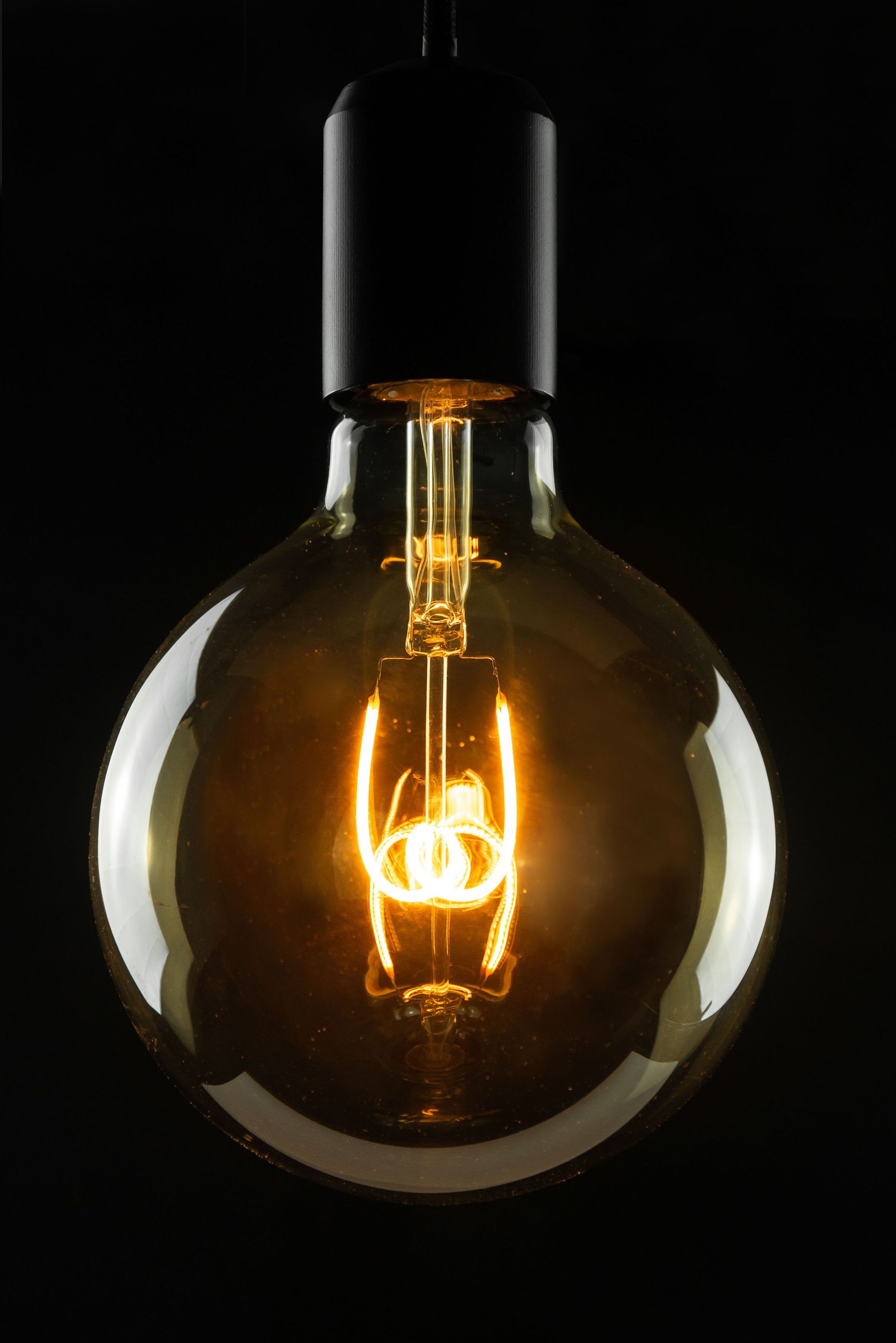SEGULA LED-Leuchtmittel Soft Line, E27, 1 St., Warmweiß, dimmbar, Soft Globe 125 gold, E27