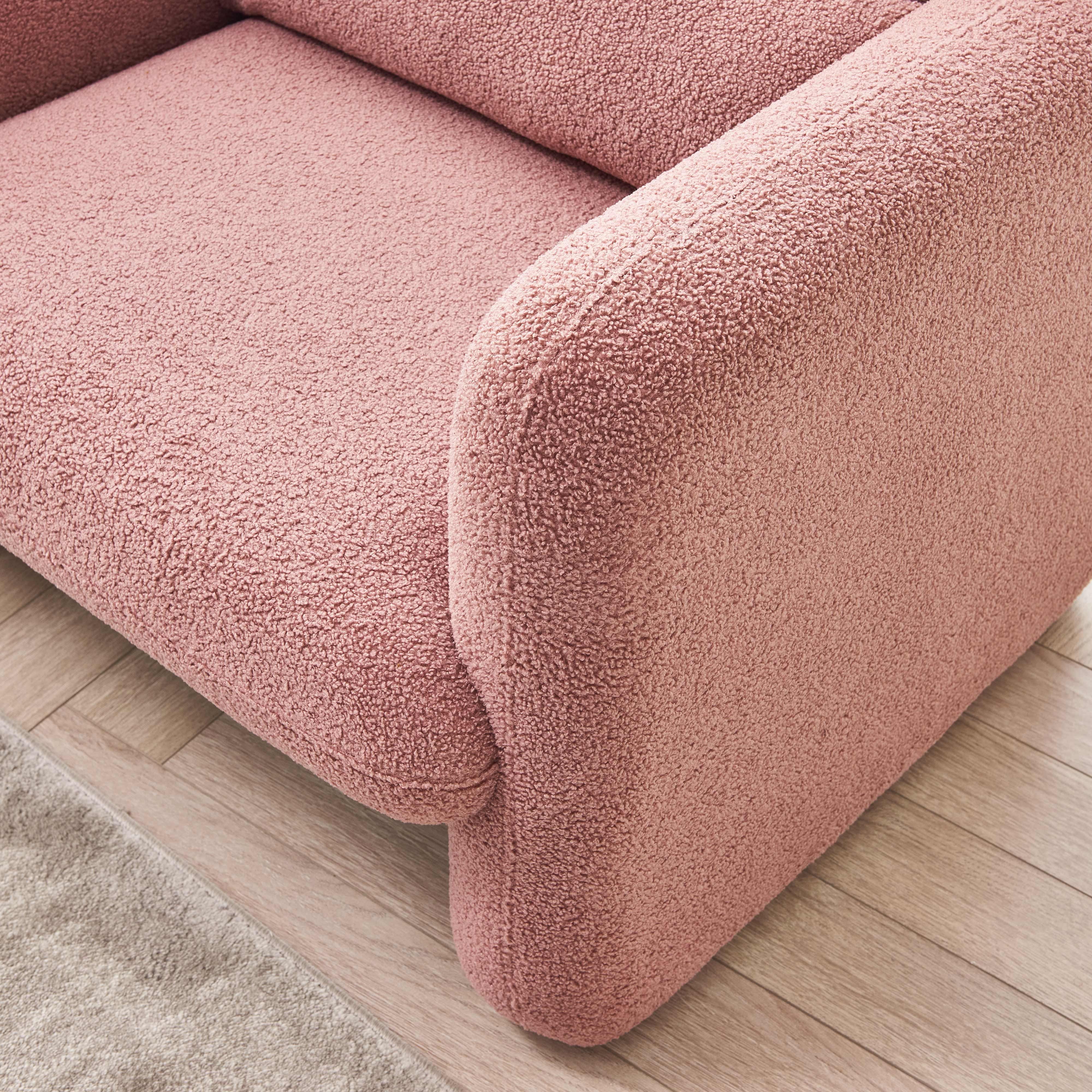 REDOM Loungesessel Einzelsofa mit beweglichem Sessel, rosa Lendenkissen Polsterstuhl Sitze Hochelastische (Lammwolle)