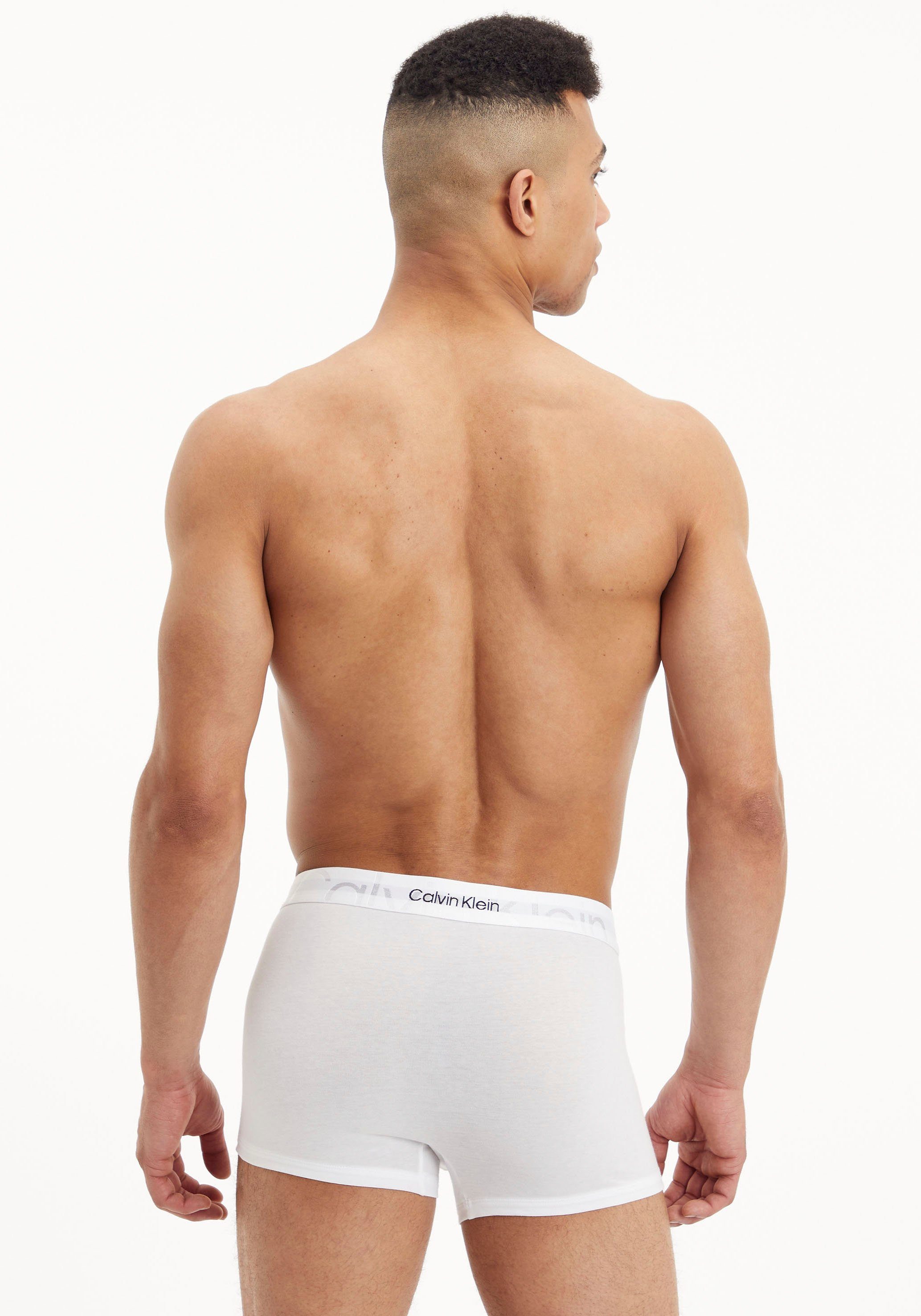 Wäschebund Klein mit am Boxer Underwear Calvin Logoschriftzug weiß