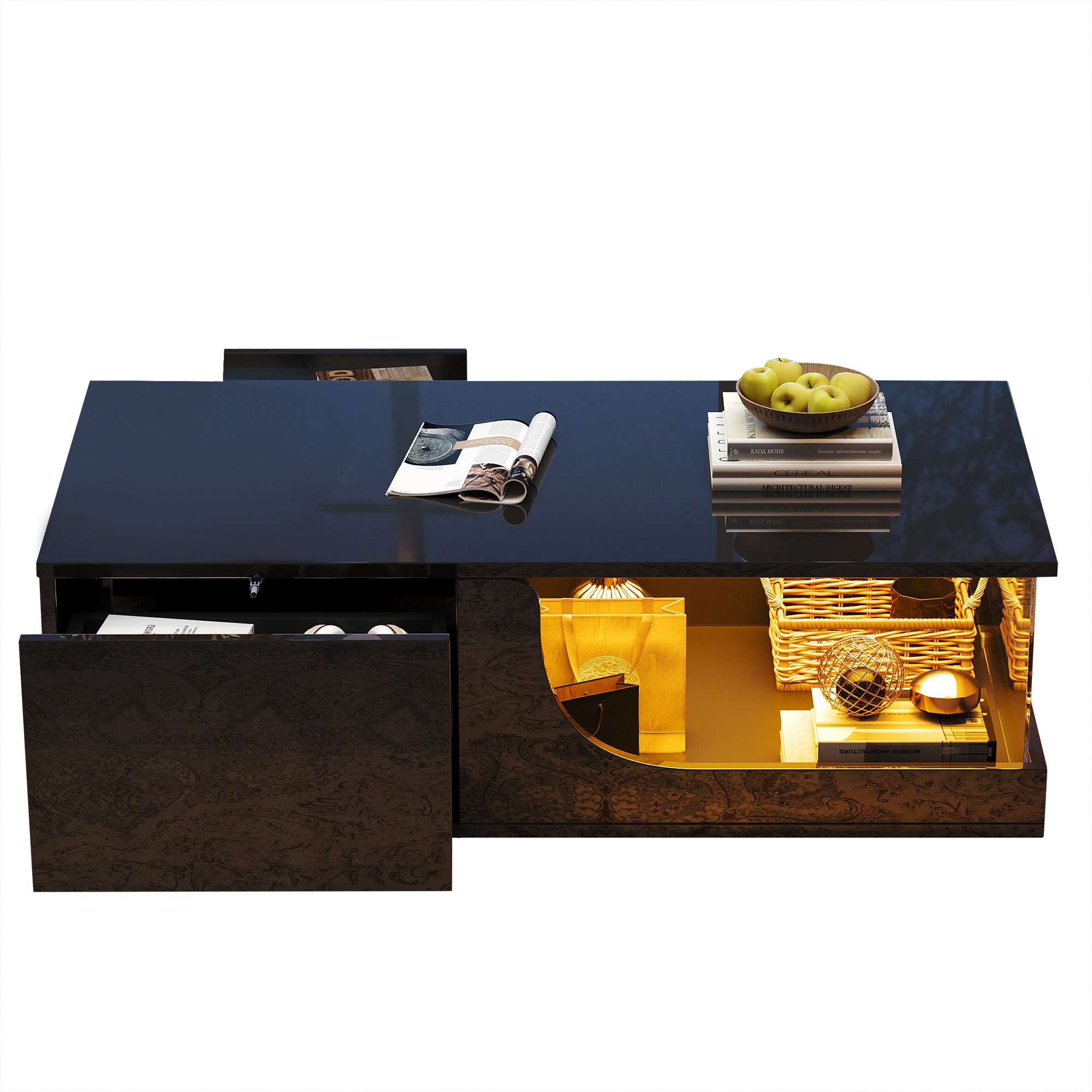 KLAM HOME Couchtisch 100*50*30cm Couchtisch,Sofatisch mit günstig online kaufen