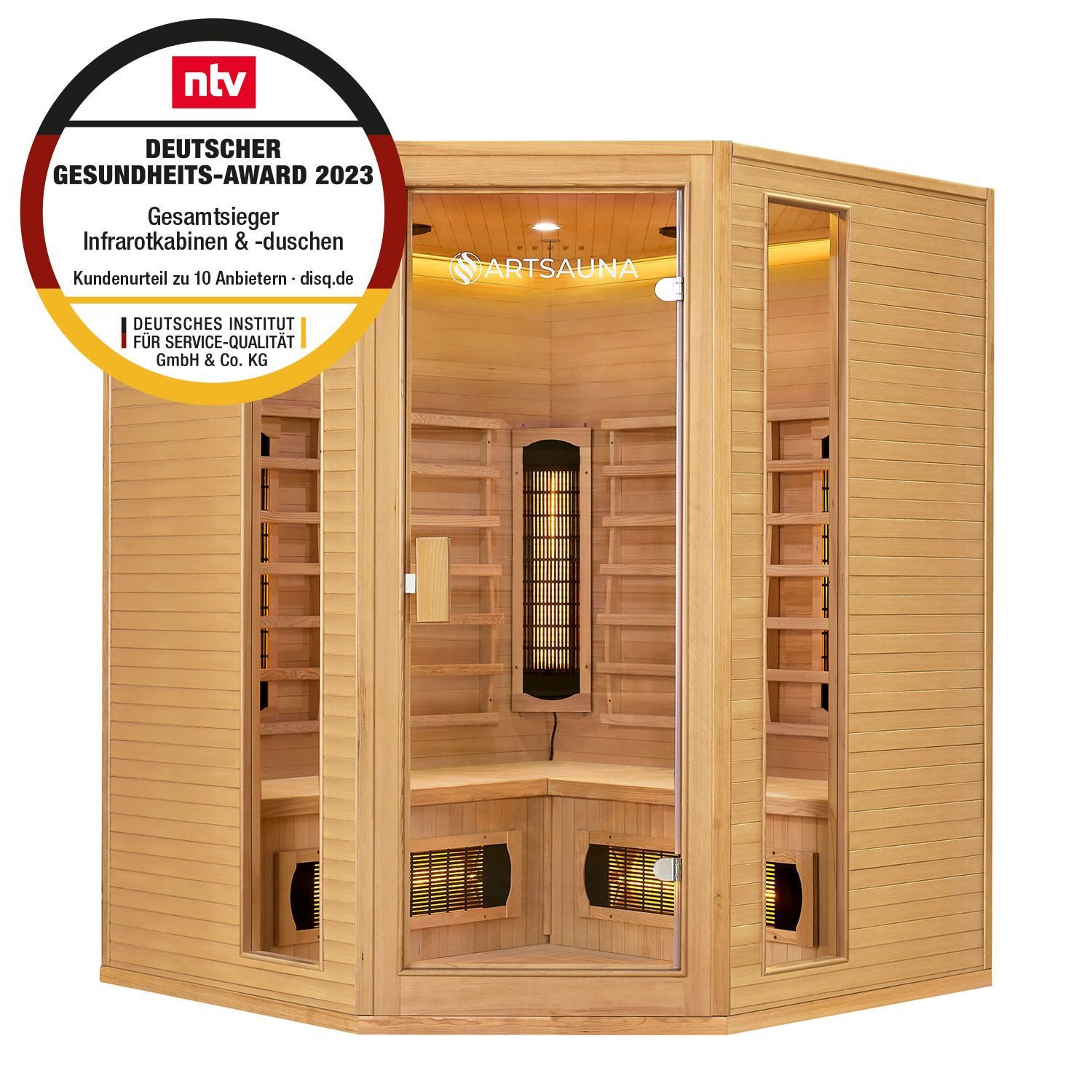 Artsauna Infrarotkabine Nyborg E150V Dual Technologie, günstig online kaufen