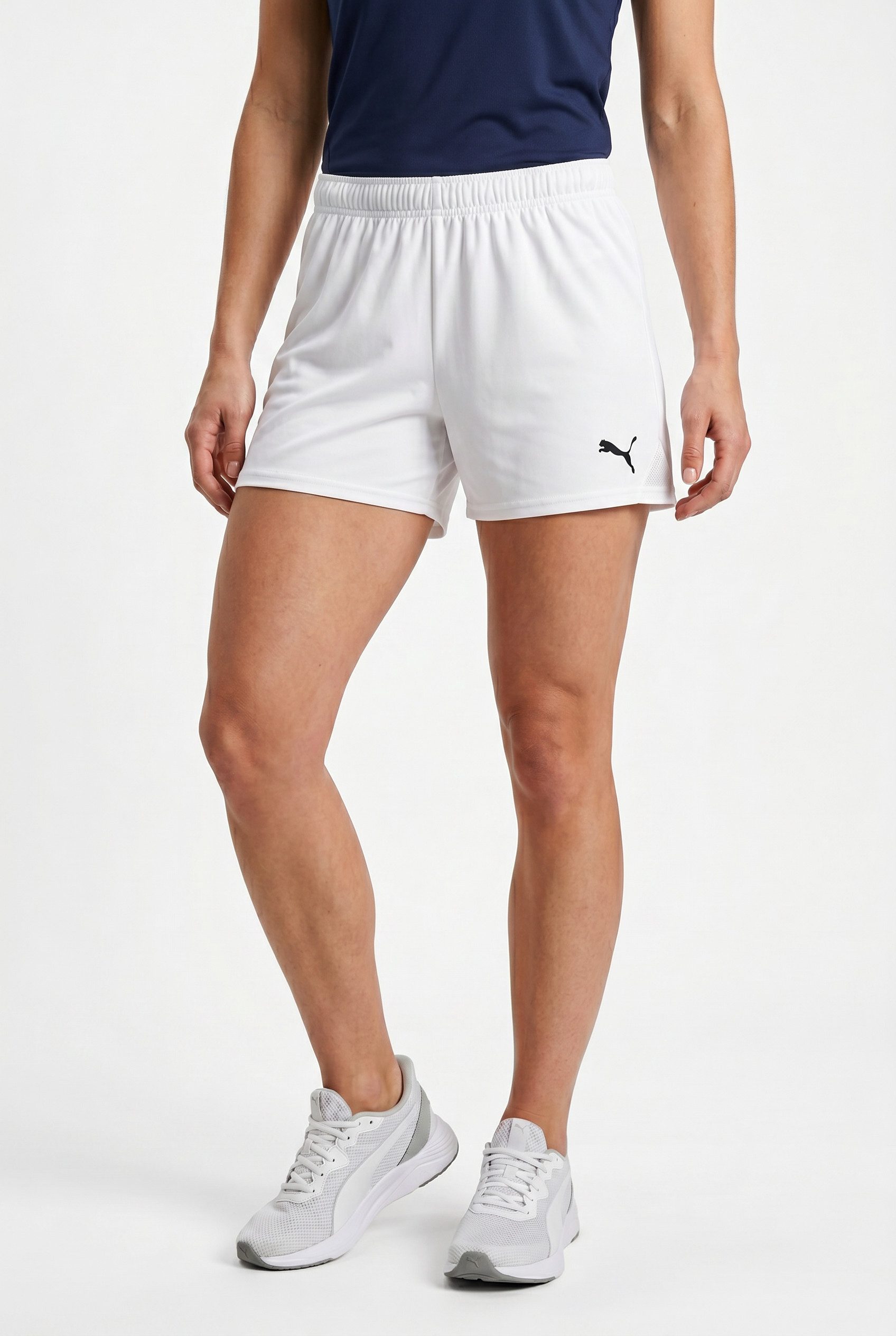 PUMA Trainingsshorts TEAMGOAL SHORTS WMNS aus Interlock-Material, kniefrei, sportlicher Stil