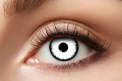 Eyecatcher Farblinsen Angelic White Kontaktlinsen. Weiße Farblinsen.