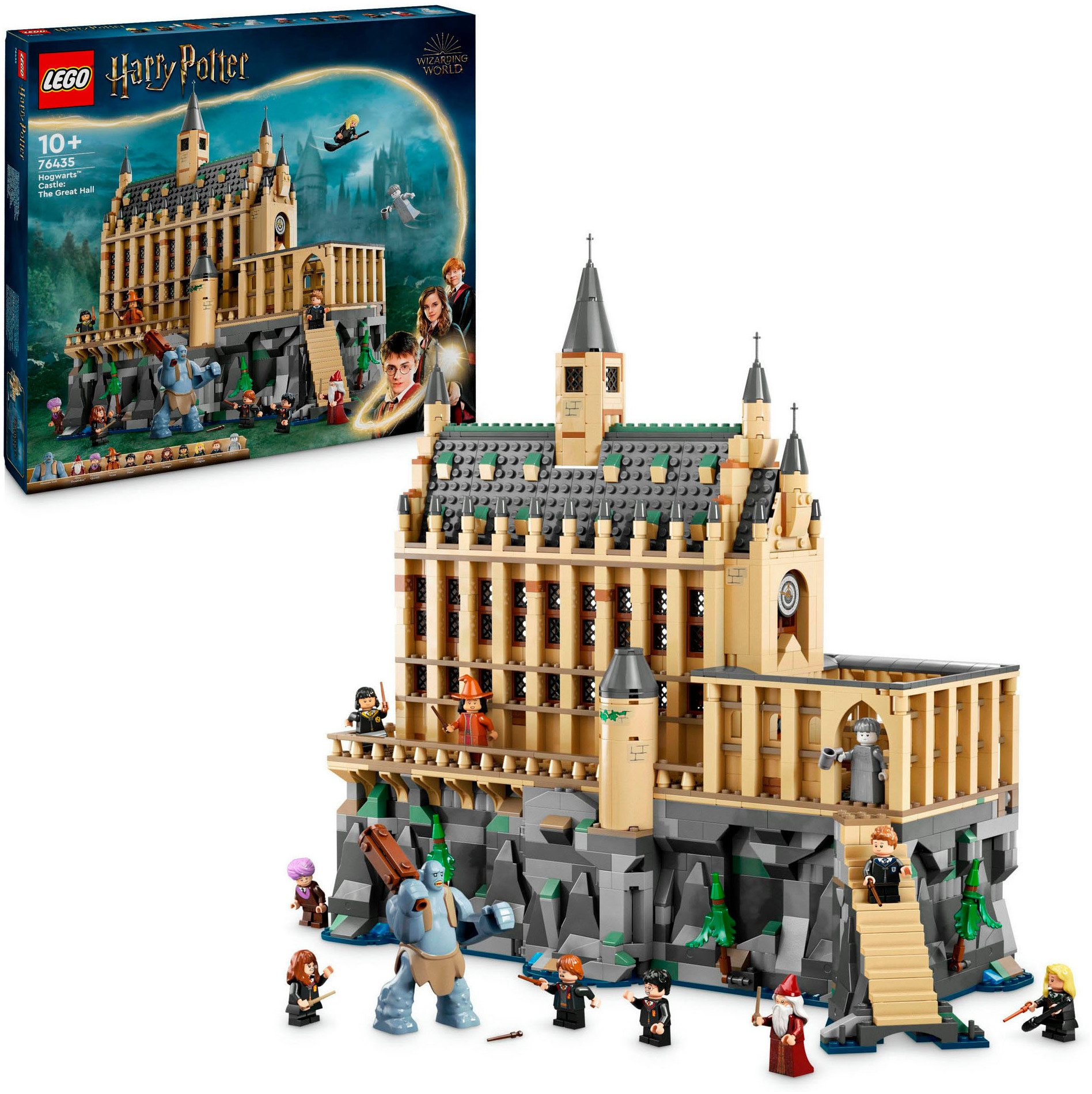 LEGO® Konstruktionsspielsteine Schloss Hogwarts™: Die Große Halle (76435), LEGO Harry Potter™, (1732 St), Made in Europe