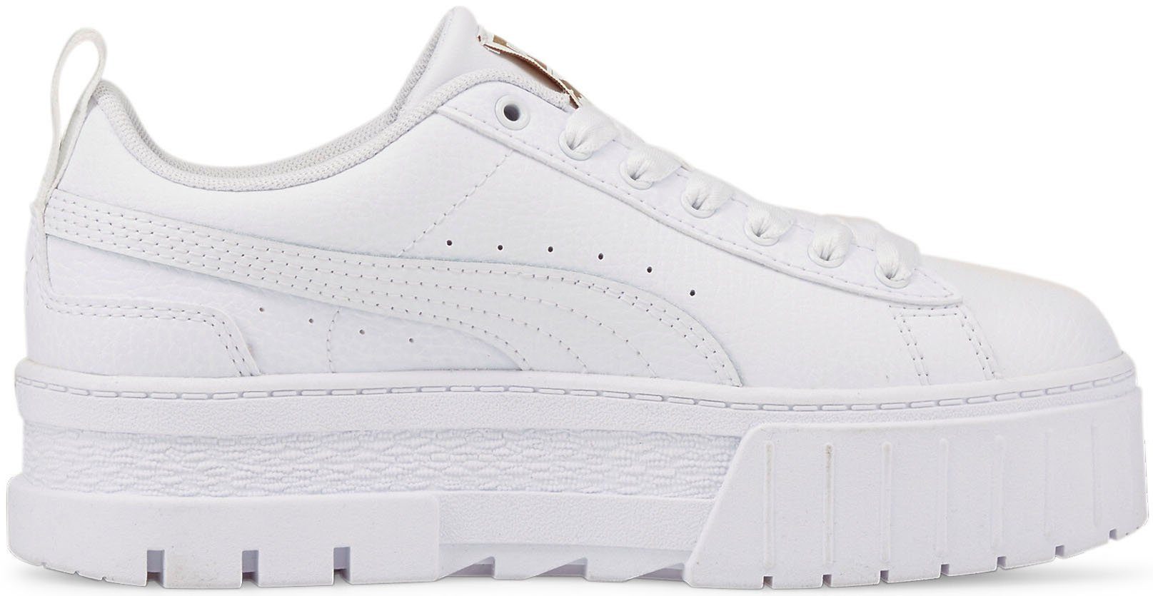 PUMA MAYZE LTH JR Sneaker mit strukturierter Plateau-Gummisohle, herausnehmbare Innensohle