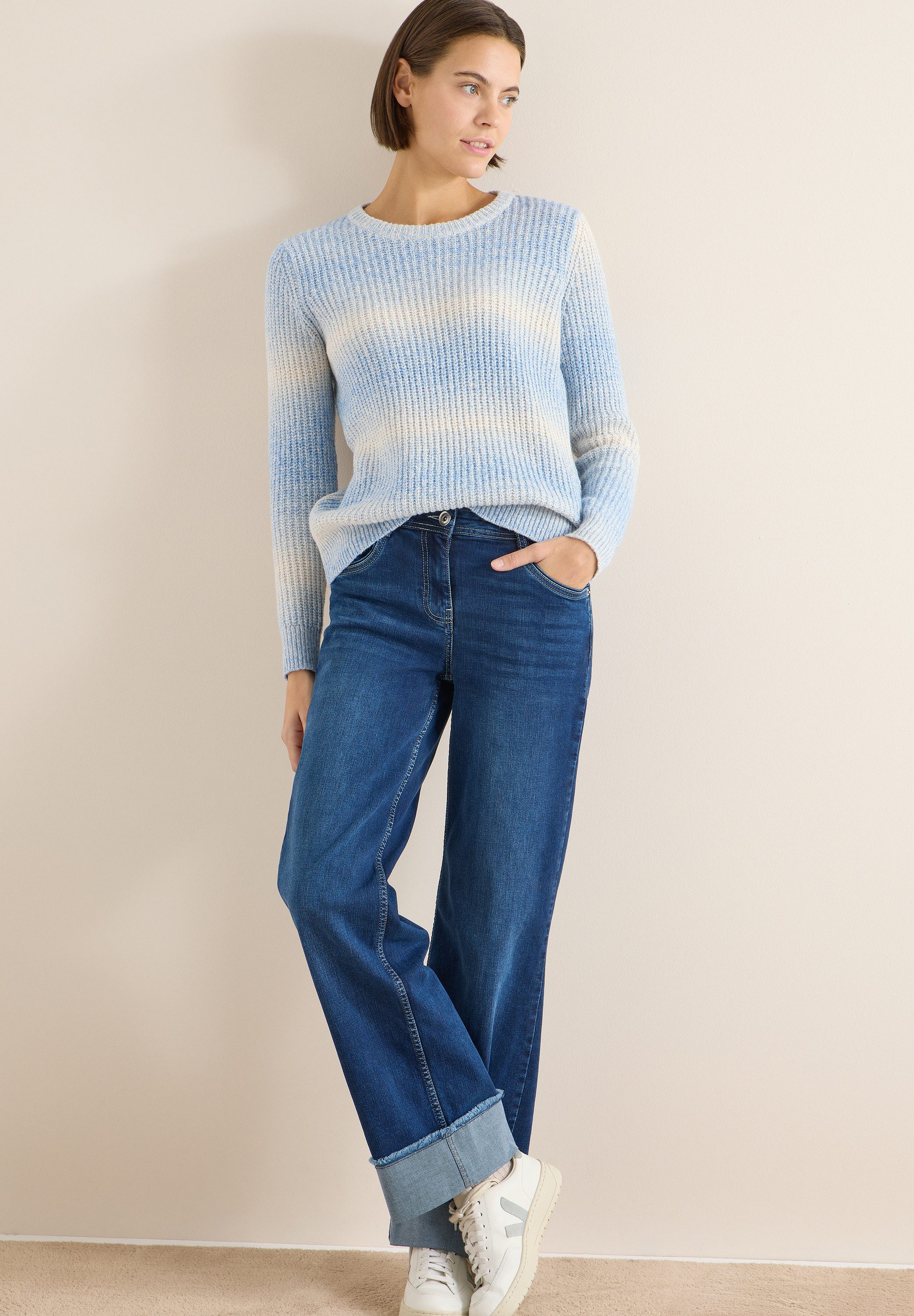 CECIL Strickpullover im soften Baumwoll-Mix