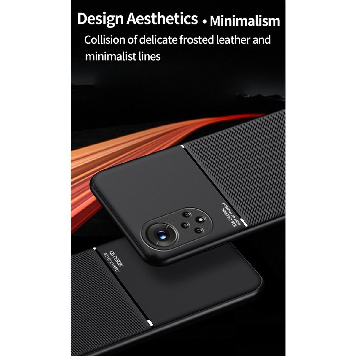 König Design Handyhülle Honor 50, Schutzhülle Case Cover Backcover Etuis Bumper