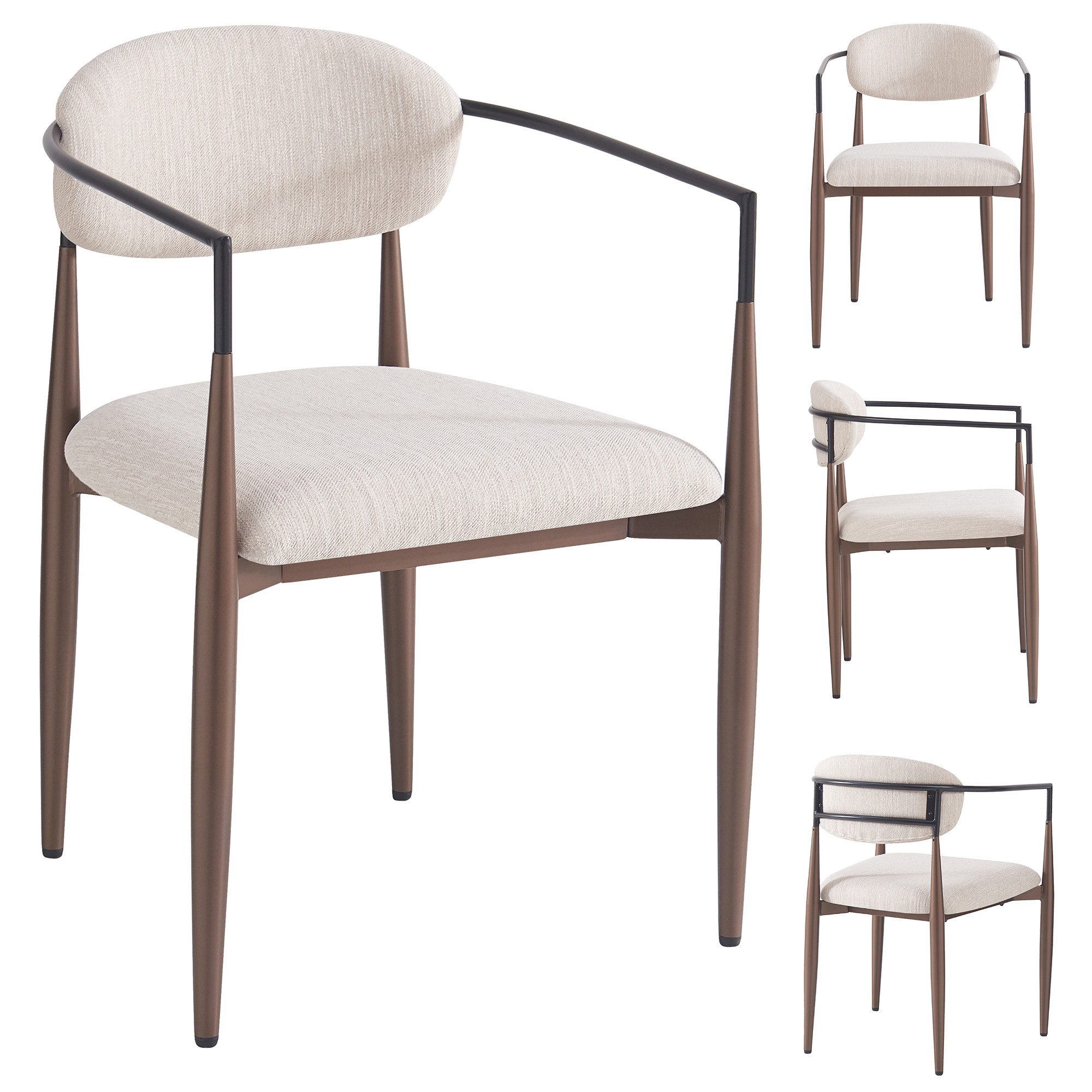OKWISH Esszimmerstuhl Freizeitstuhl,Luxus-Stuhl,Make-up-Stuhl (Ergonomische günstig online kaufen