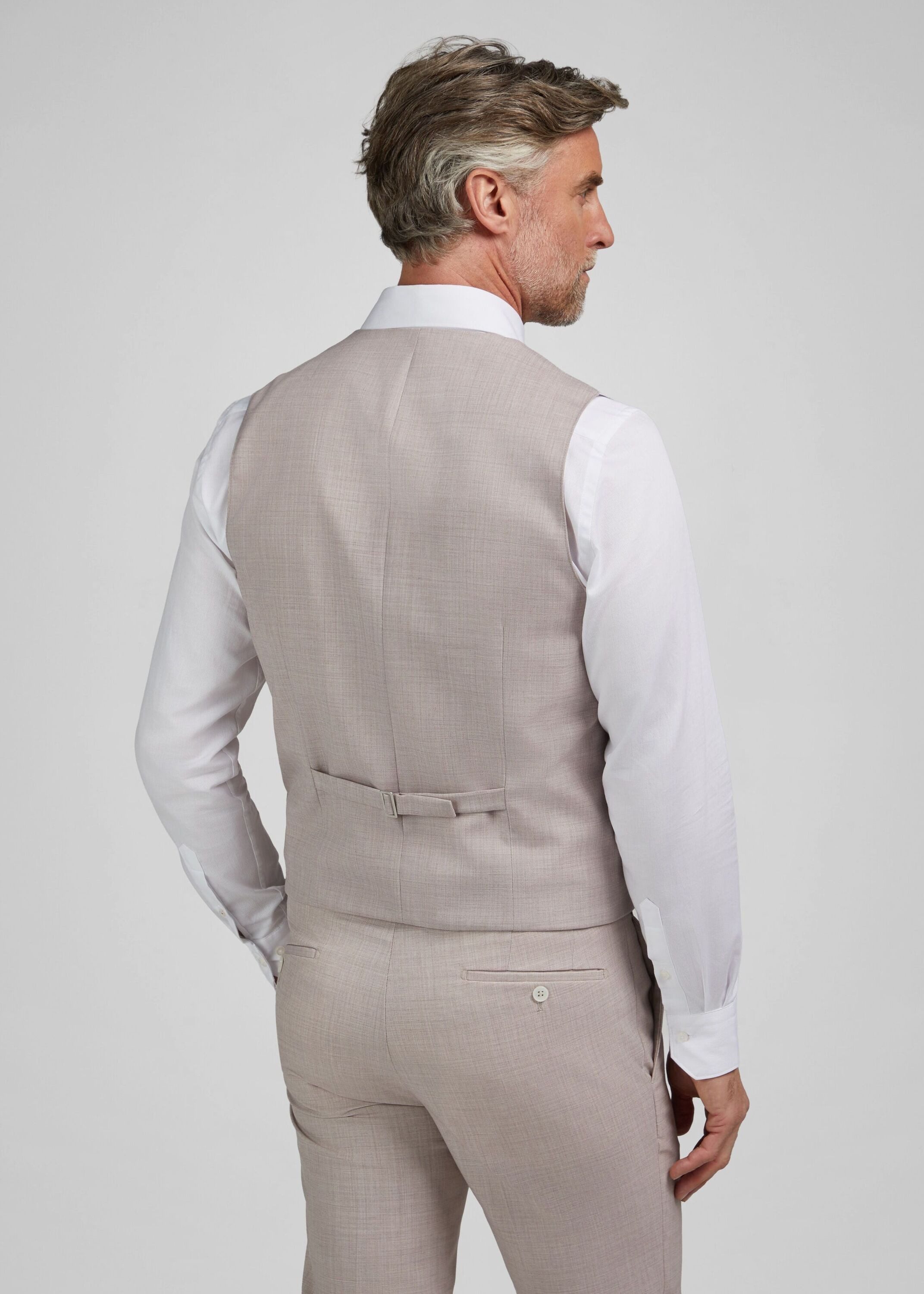 HECHTER PARIS Funktionsweste Fein strukturierter Woll-Stretch-Mix