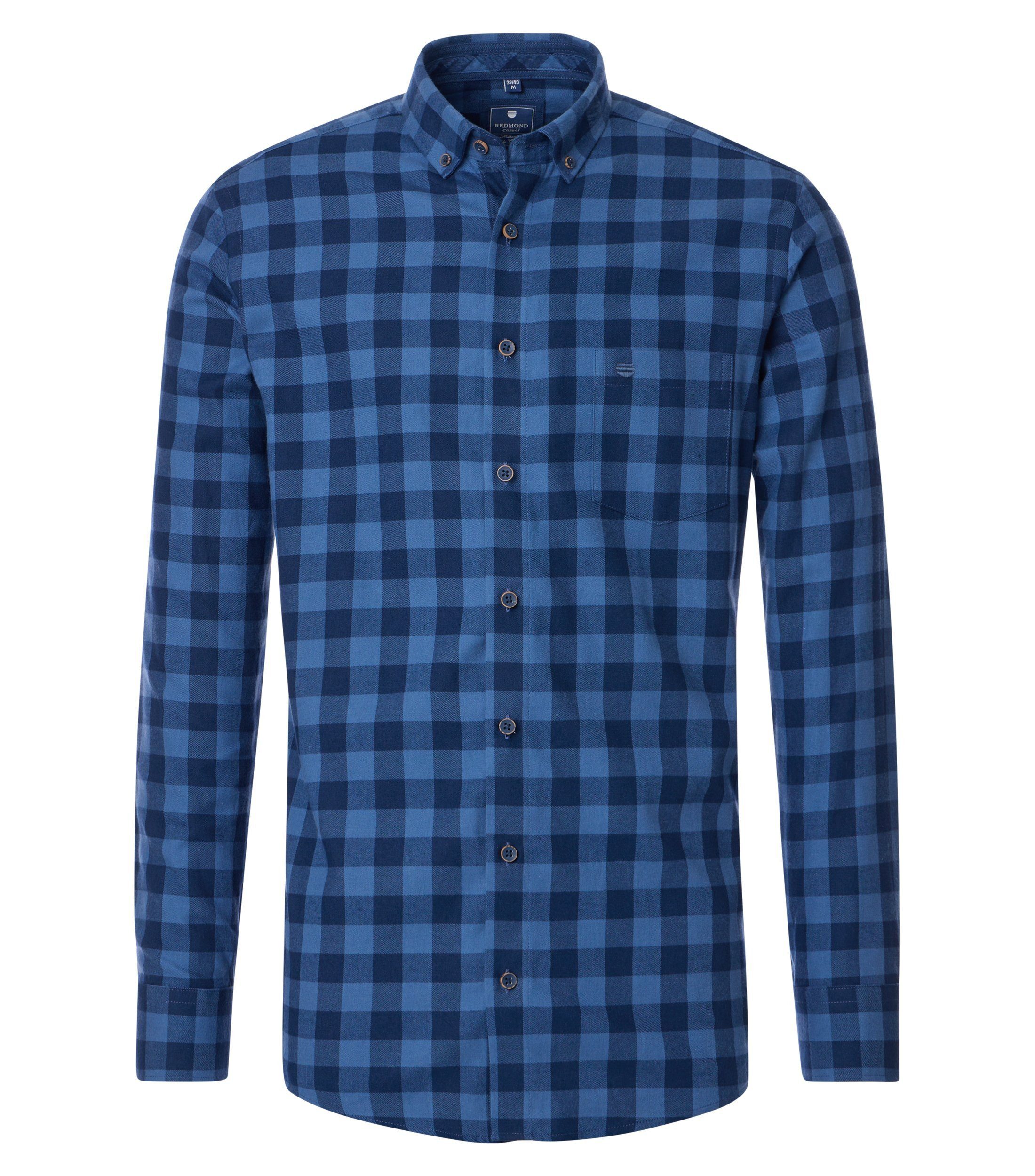 Langarmhemd kariert Comfort Fit
