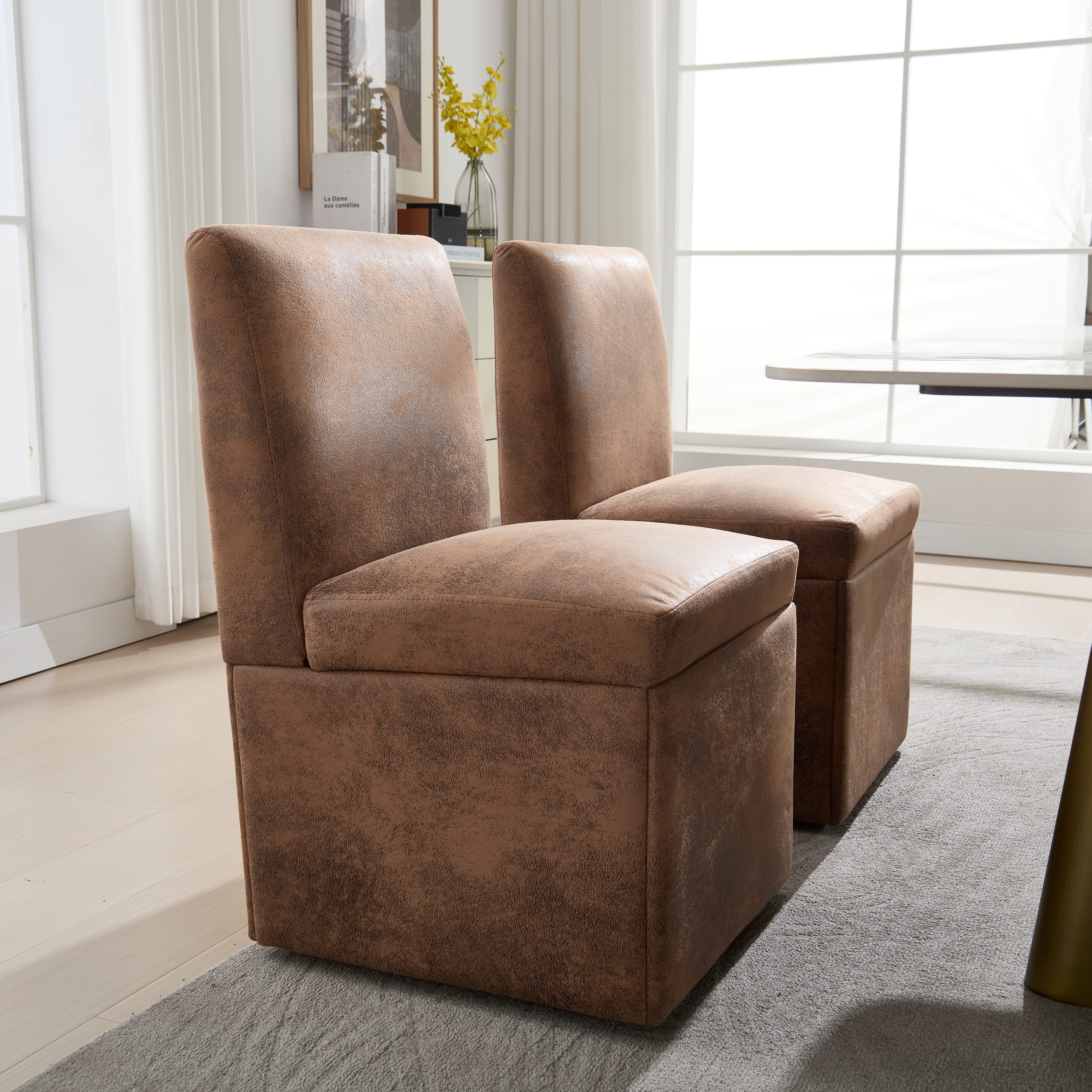 Yorbay Esszimmerstuhl 2er Set Drehbar Küchenstühle, günstig online kaufen