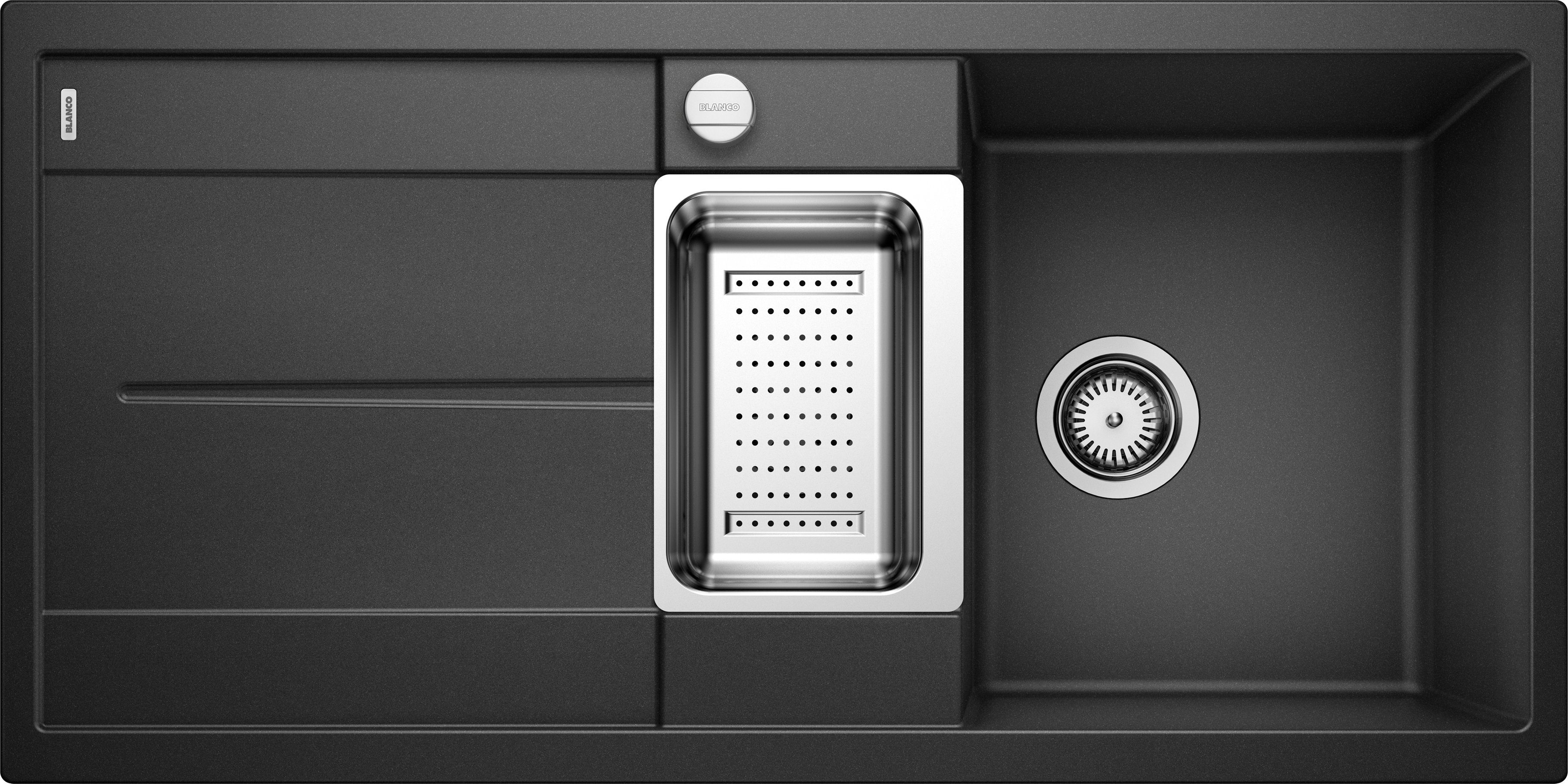 Blanco Granitspüle METRA 6 S, rechteckig, aus SILGRANIT®, inkl. Edelstahl Multifunktionsschale