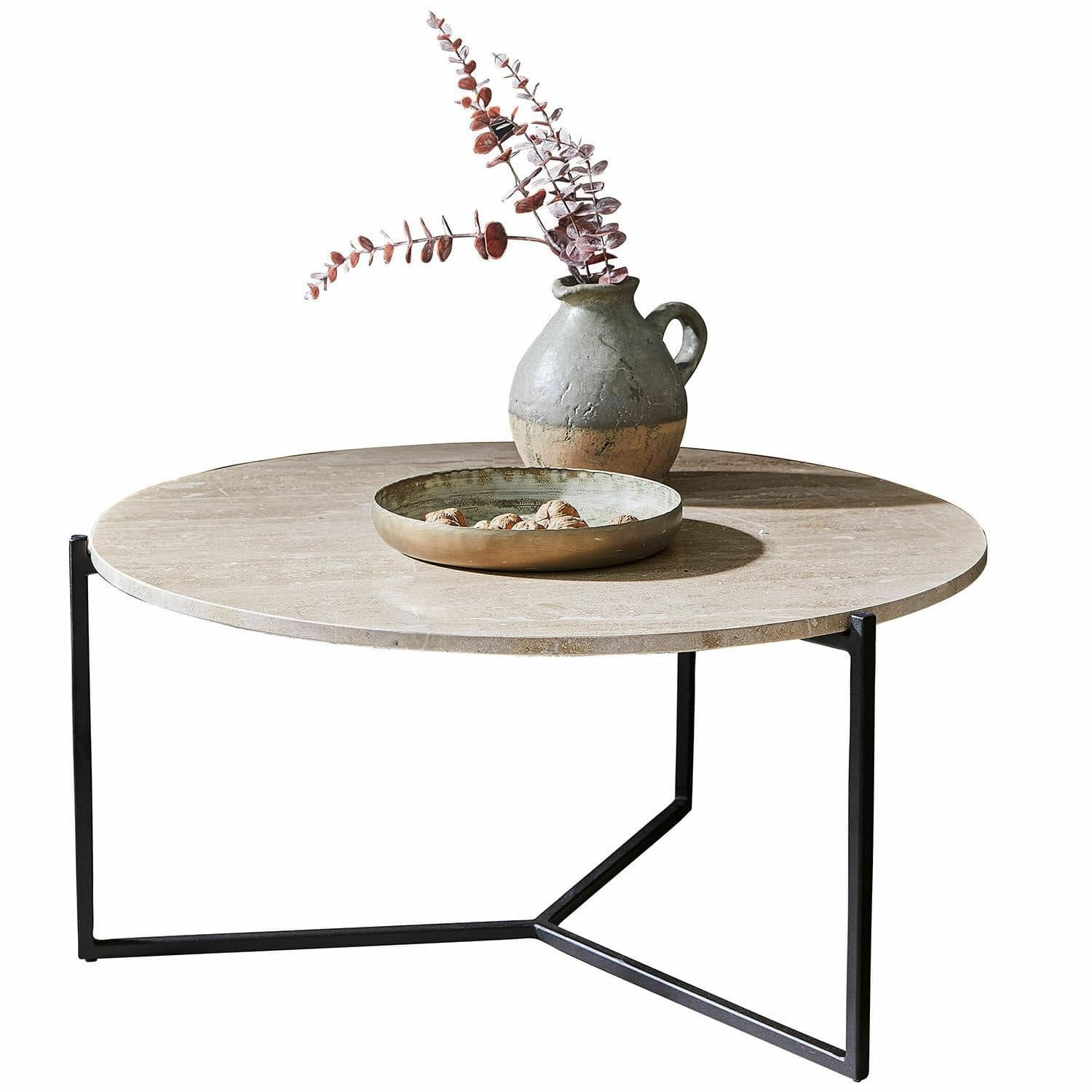 Mirabeau Couchtisch Couchtisch Émorieux beige/schwarz