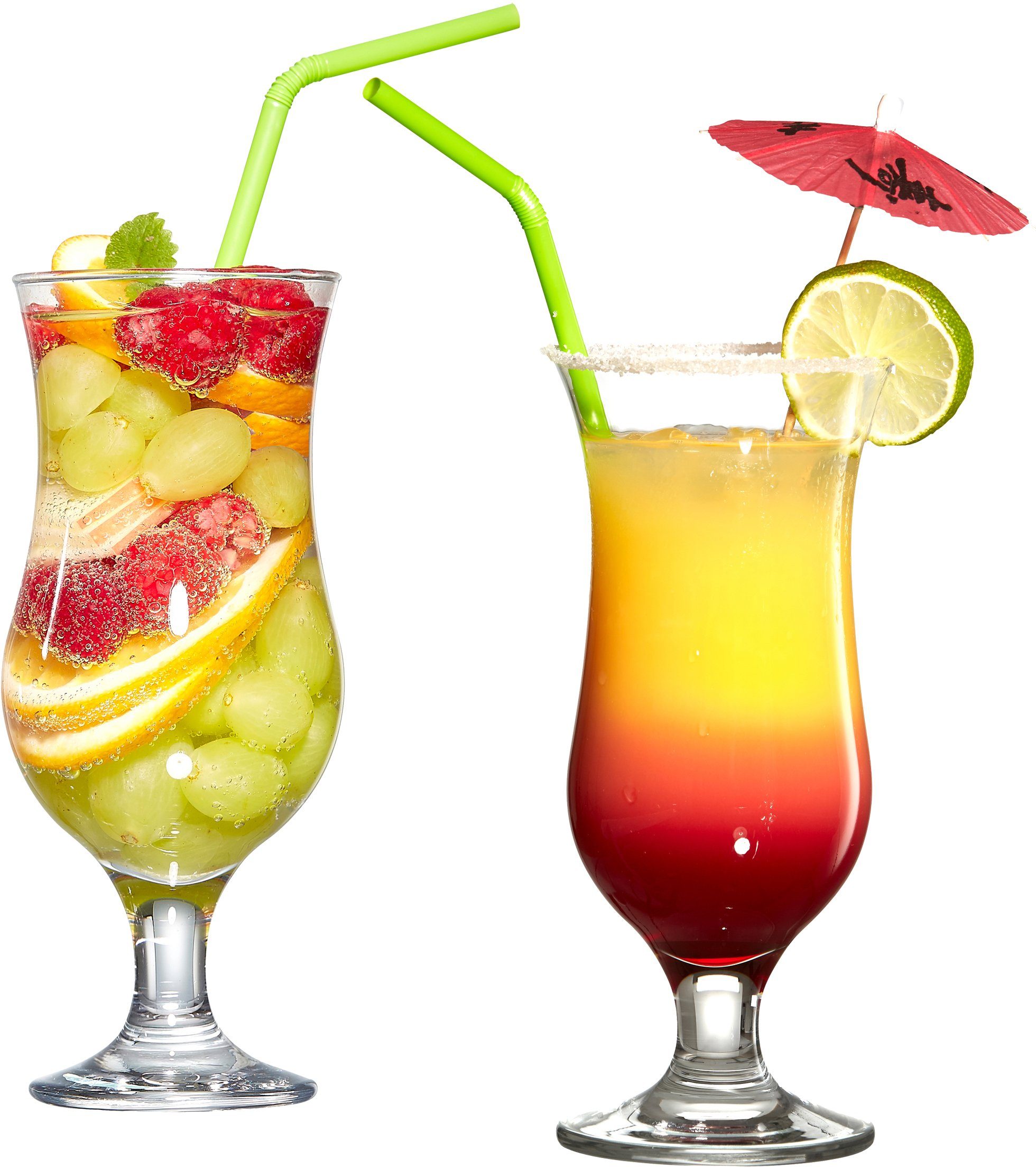 Ritzenhoff & Breker Cocktailglas Joy, 6-tlg., Glas, 390 ml, 6-teilig