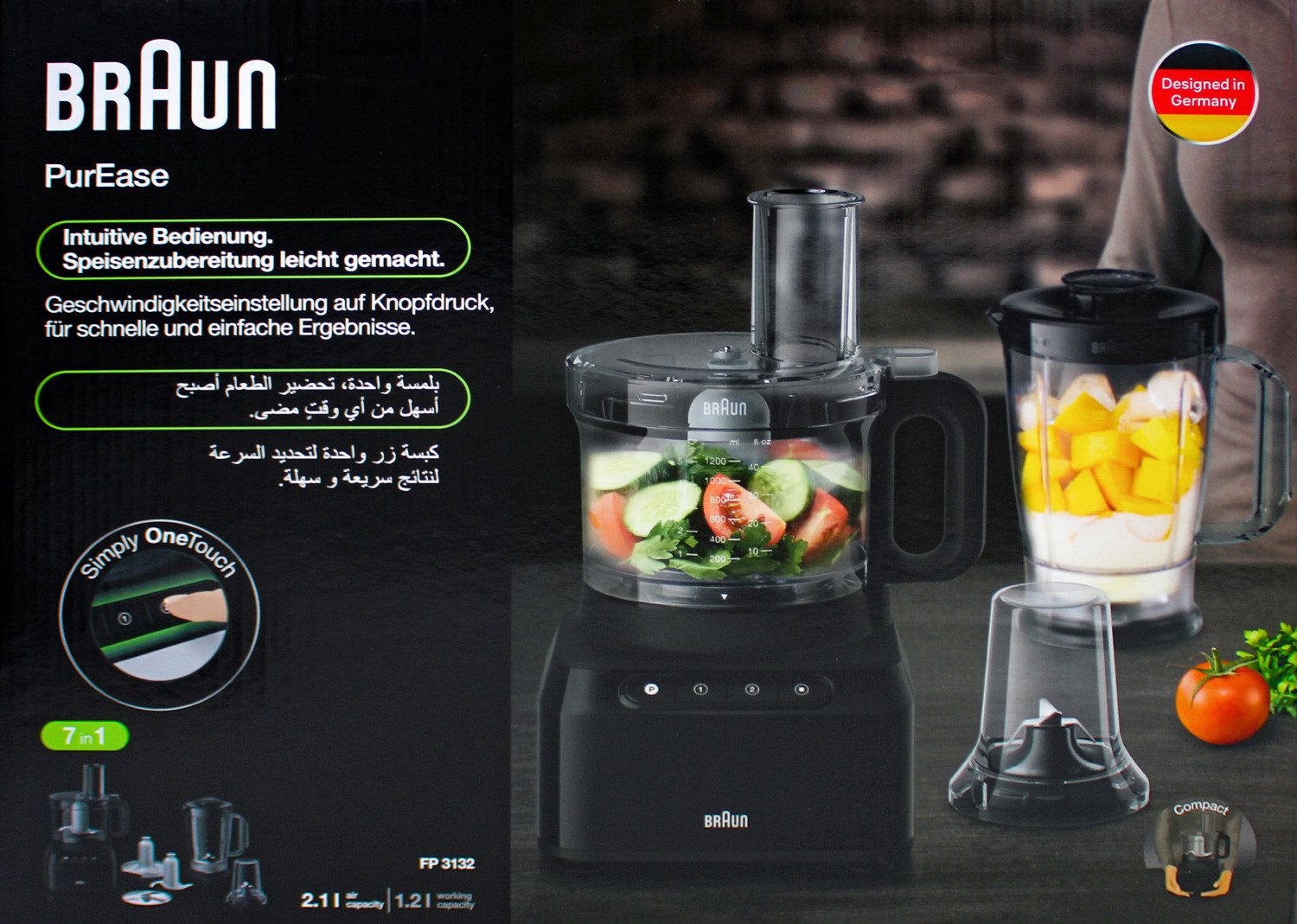 Braun Kompakt-Küchenmaschine