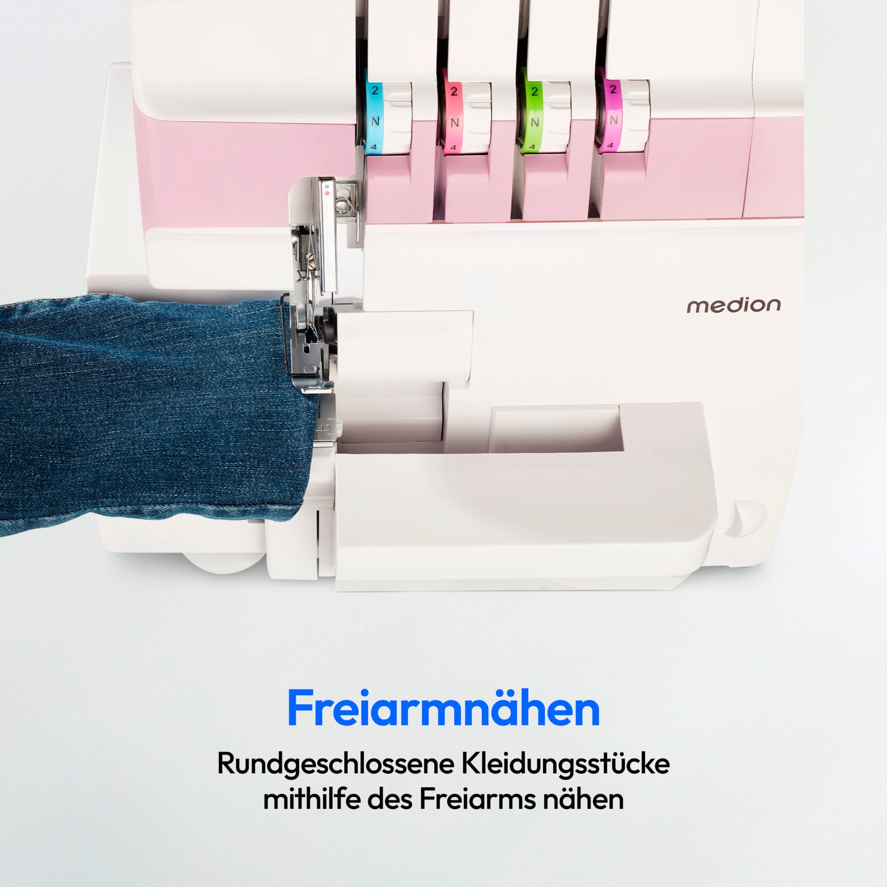Medion® Nähmaschine Overlock Nähmaschine MEDION MD 19169, SO90