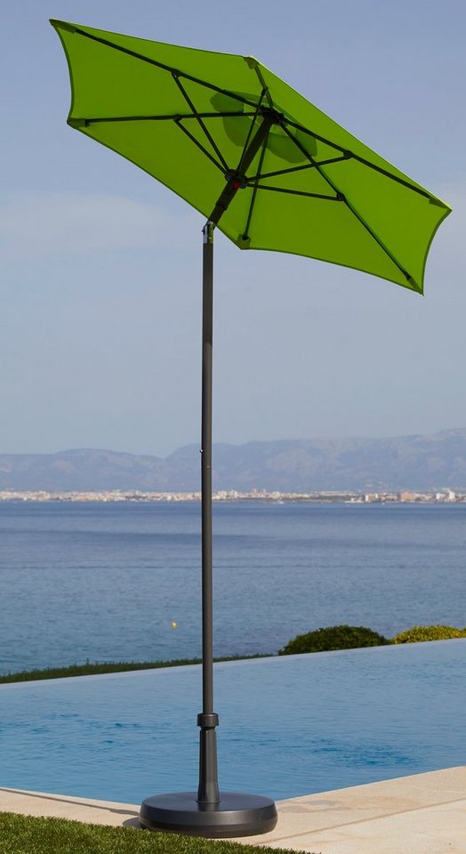 garten gut Sonnenschirm »Push up Schirm Rom«, abknickbar