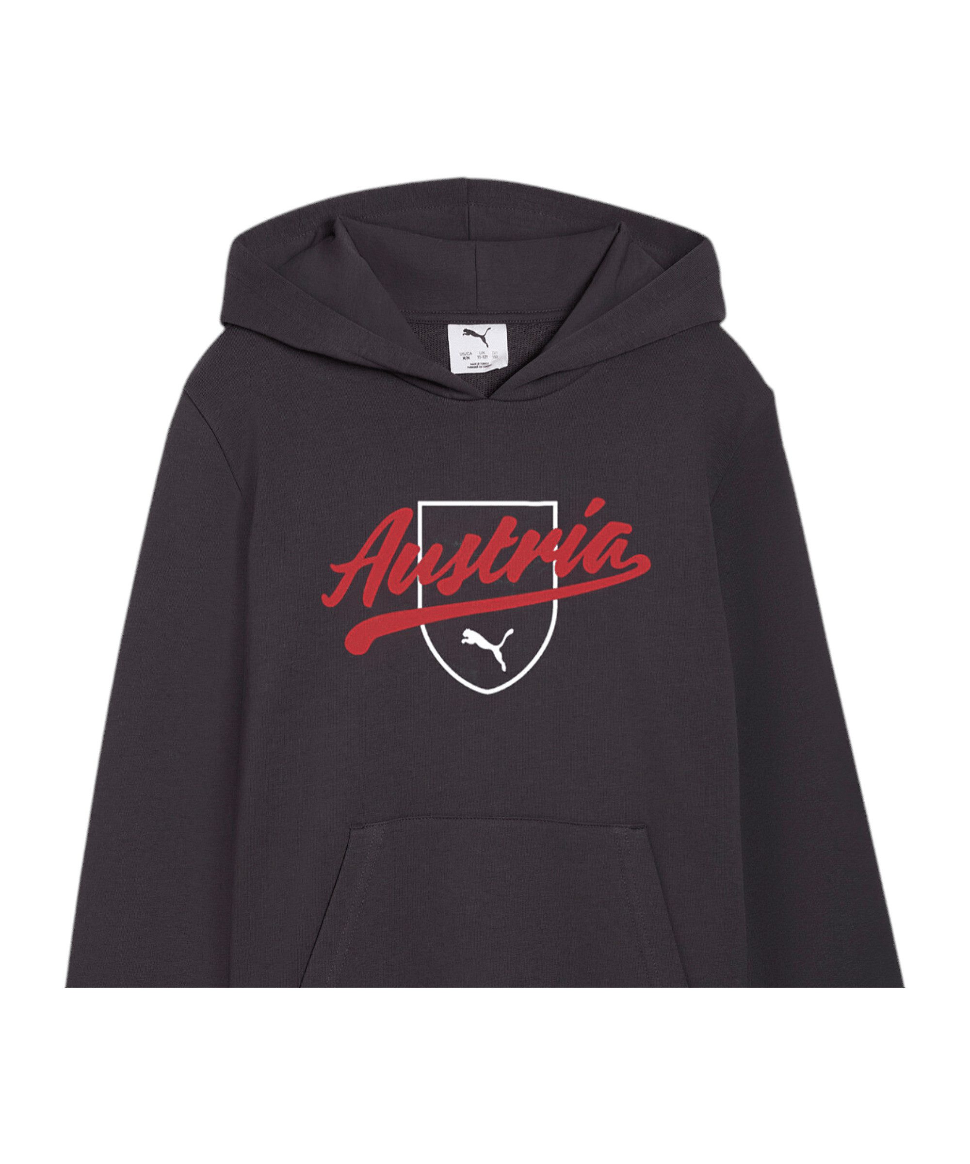 PUMA Sweatshirt PUMA ÖFB Österreich FtblCulture Hoody Kids Baumwolle
