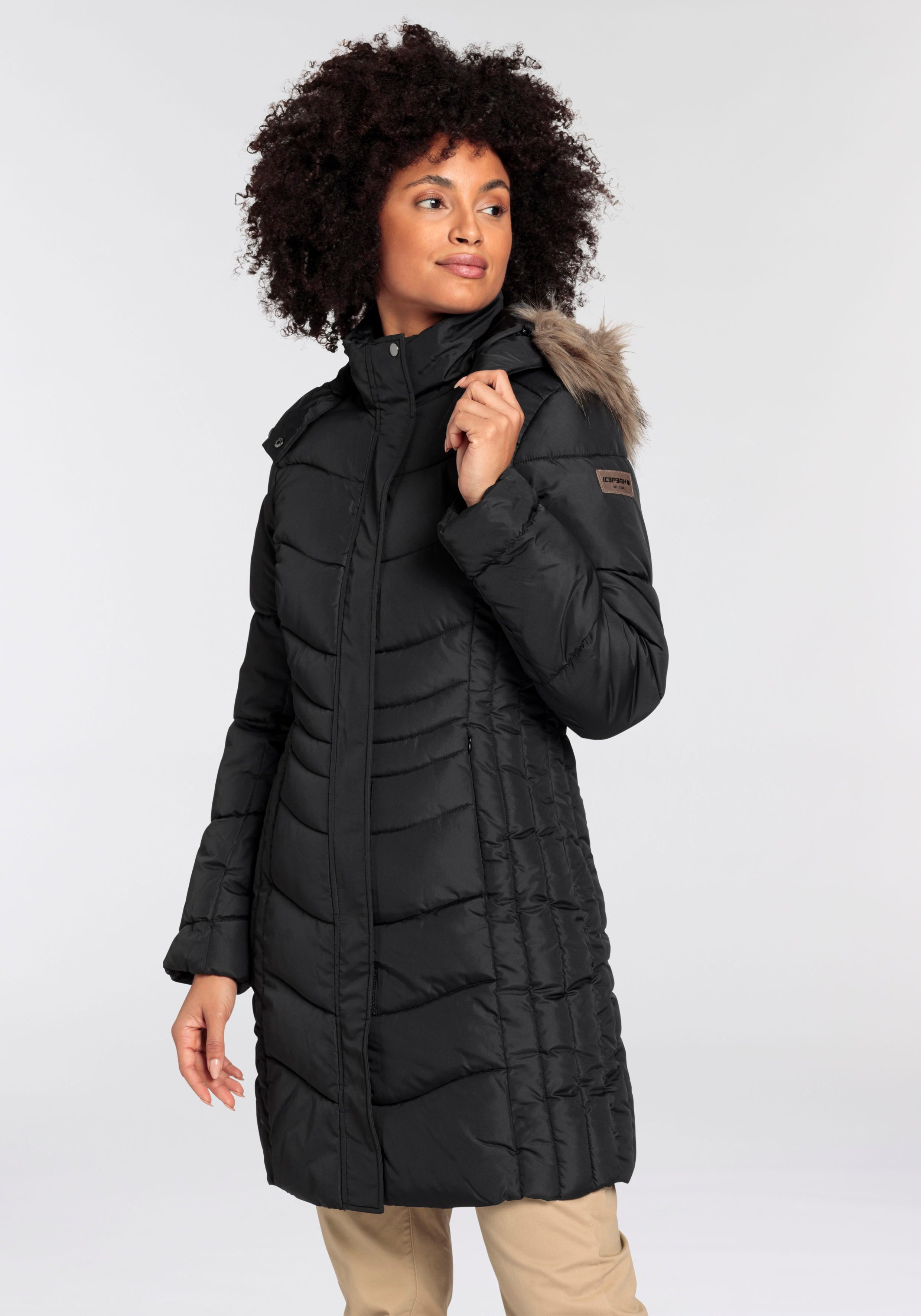 Icepeak Steppmantel PAIVA (1-tlg) Wasserabweisend, Windabweisend & Atmungsa günstig online kaufen