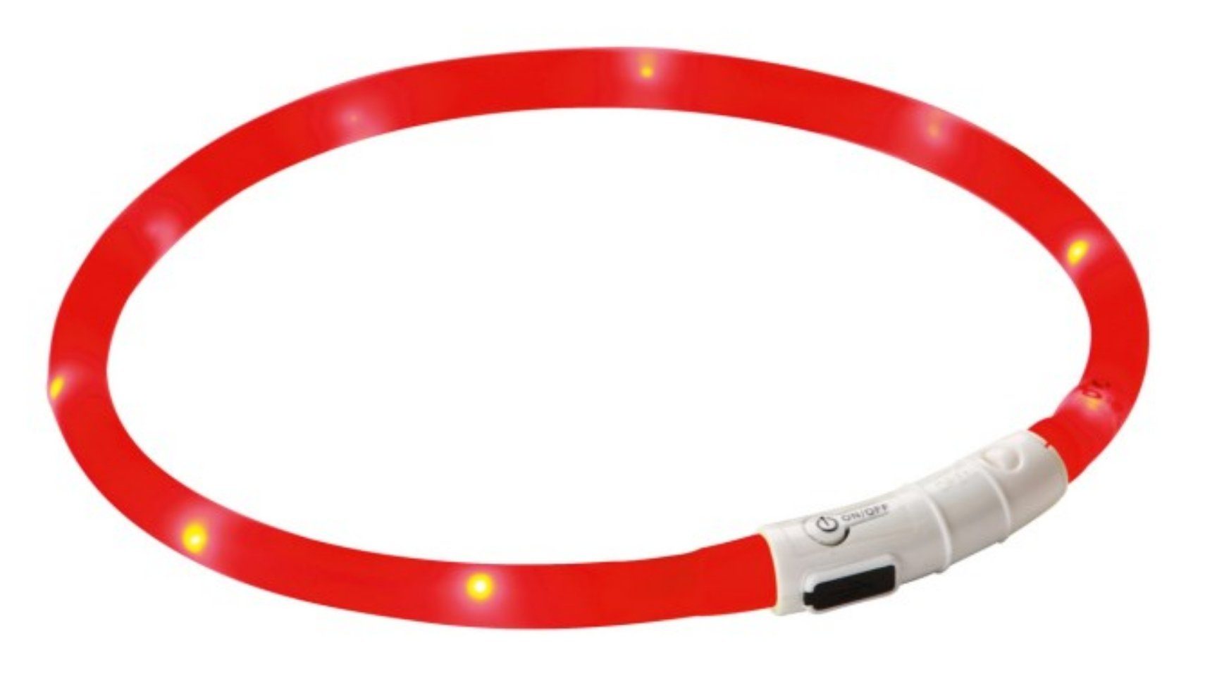 Heitech 4er-Set Sicherheits-Reflektor-Armband mit LED und 3 Leuchtmodi