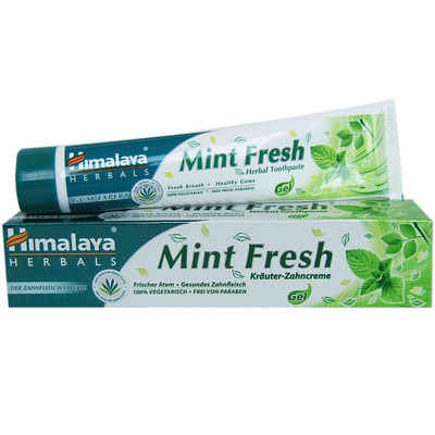 Himalaya Herbals Zahnpasta MINT FRESH herbal toothpaste gel Kräuterzahncreme, 75 ml