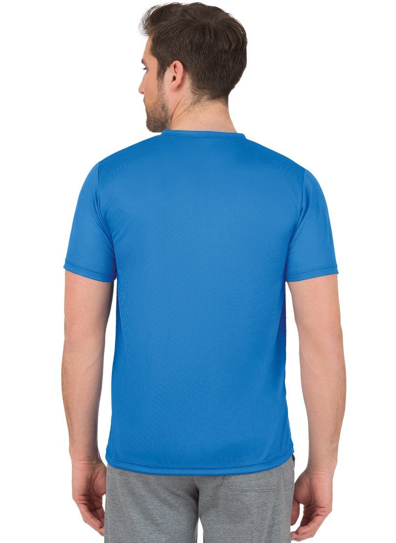 T-Shirt TRIGEMA electric-blue V-Shirt COOLMAX® Trigema