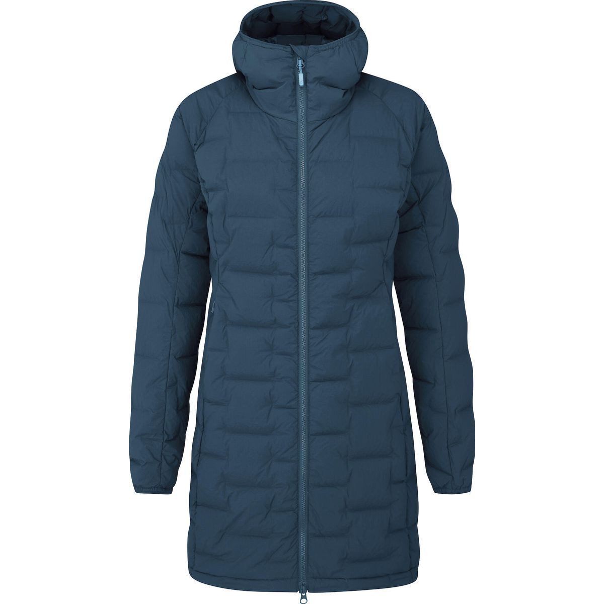 Rab Outdoorjacke Cubit Stretch Down Parka Wmns Warmer und vielseitiger Damen-Winterparka mit recycelten Daunen