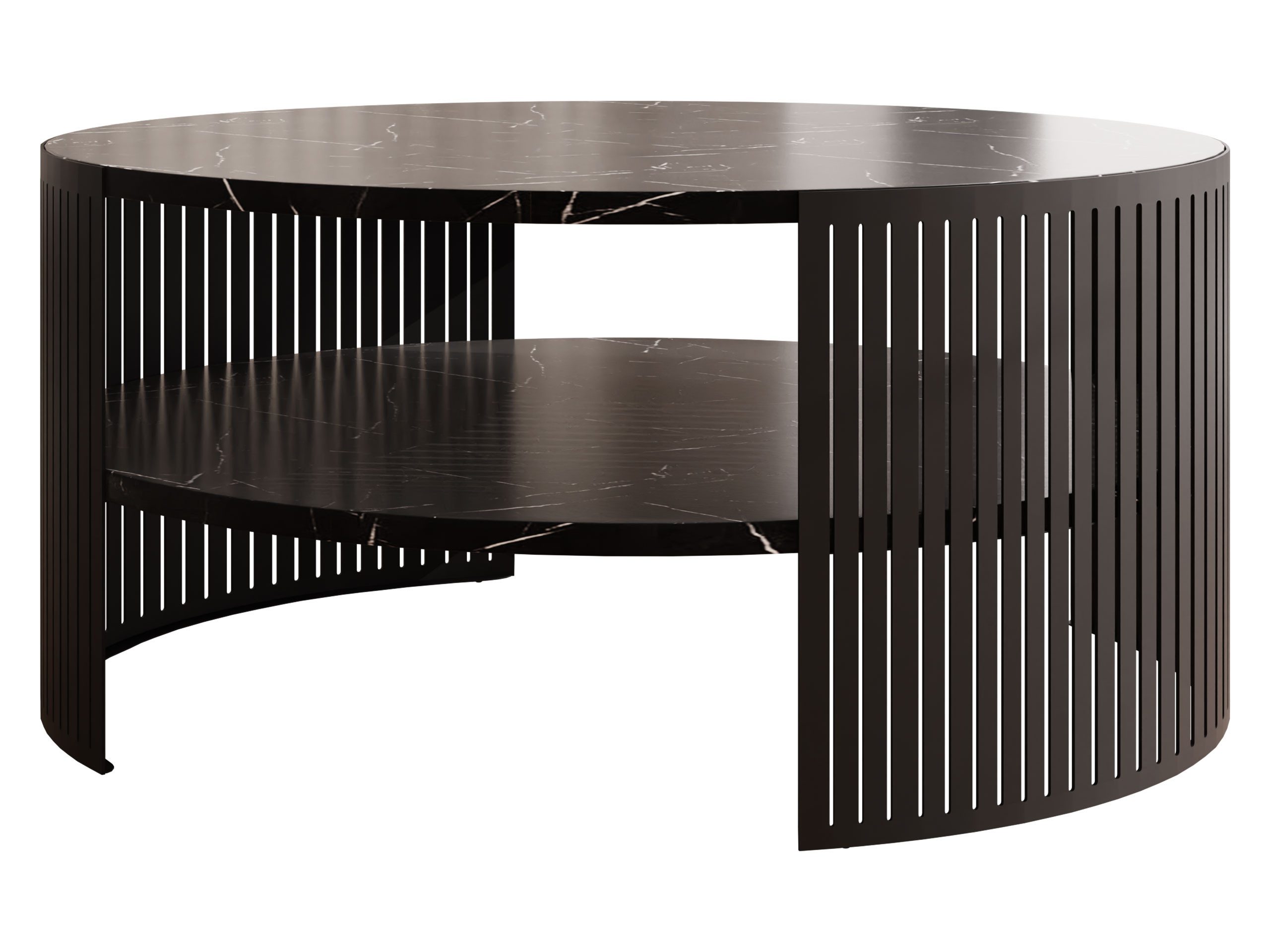 MIRJAN24 Couchtisch Fikoli, Beine und Seiten aus Stahl, schwarz pulverbesch günstig online kaufen