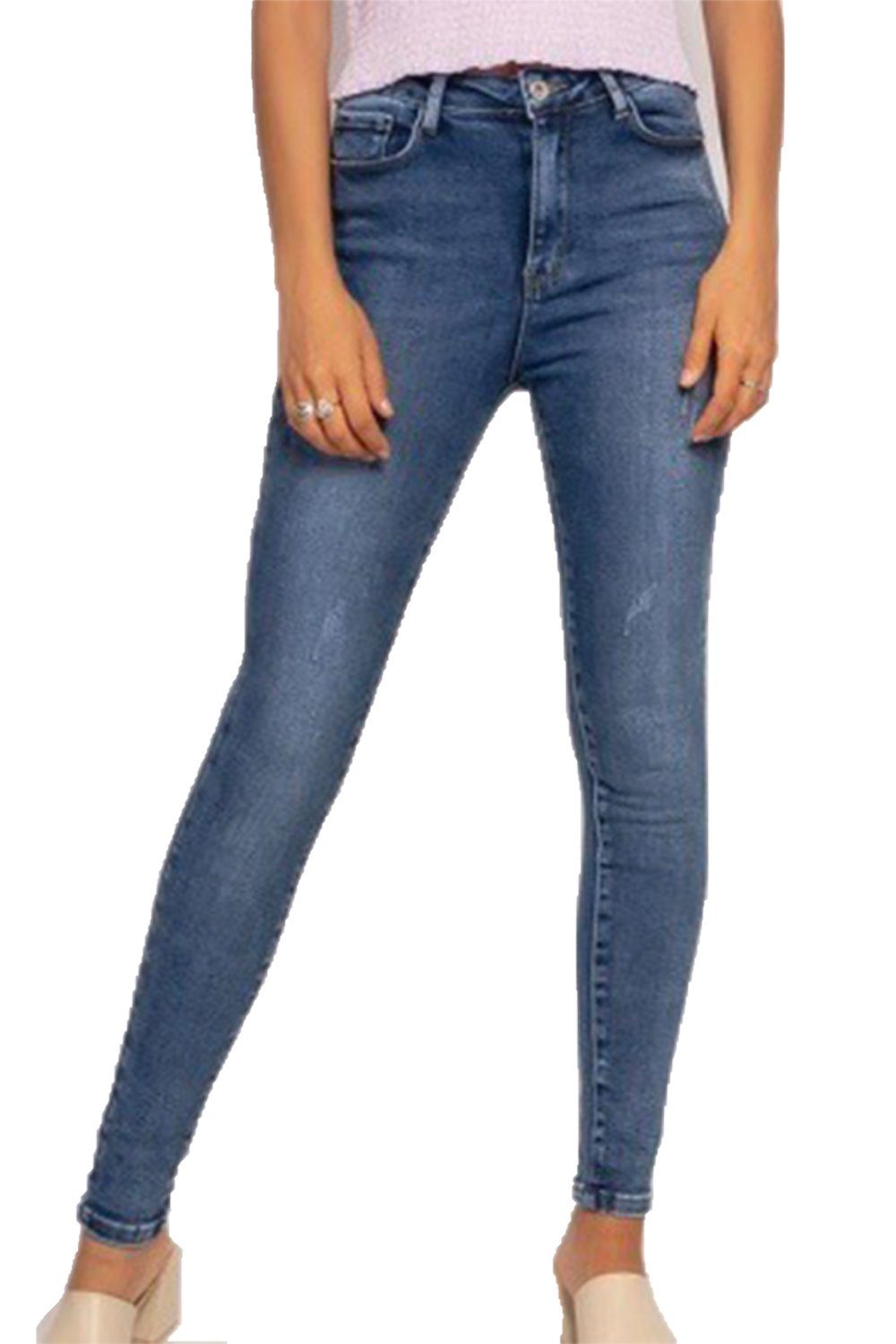 Hello Miss Skinny Fit Jeans 3395 Damen Push Up Skinny Jeans Stretch